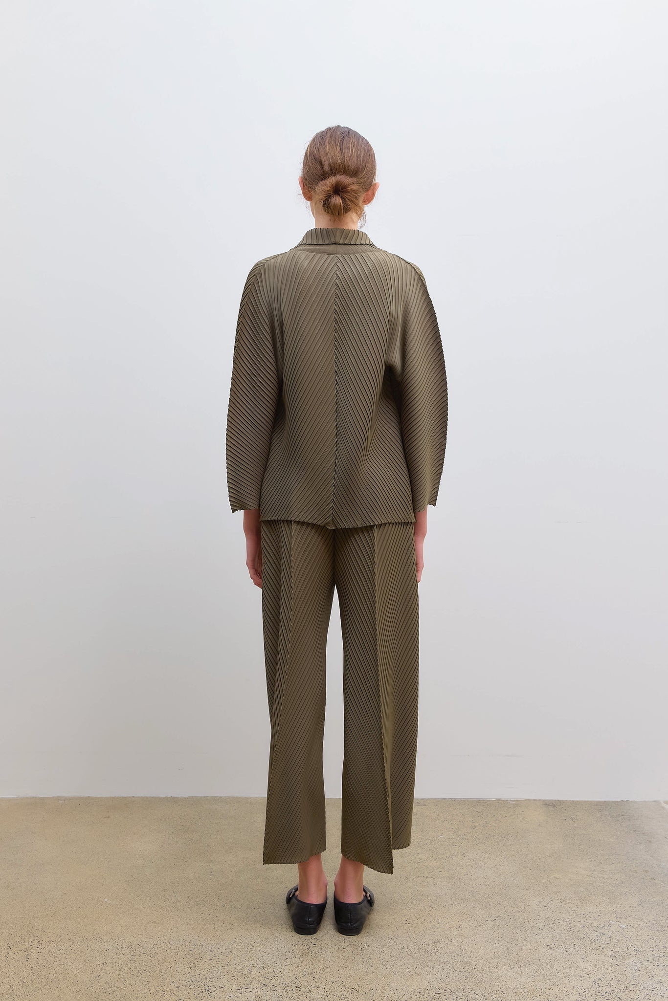 Soft Fold Cardigan Khaki
