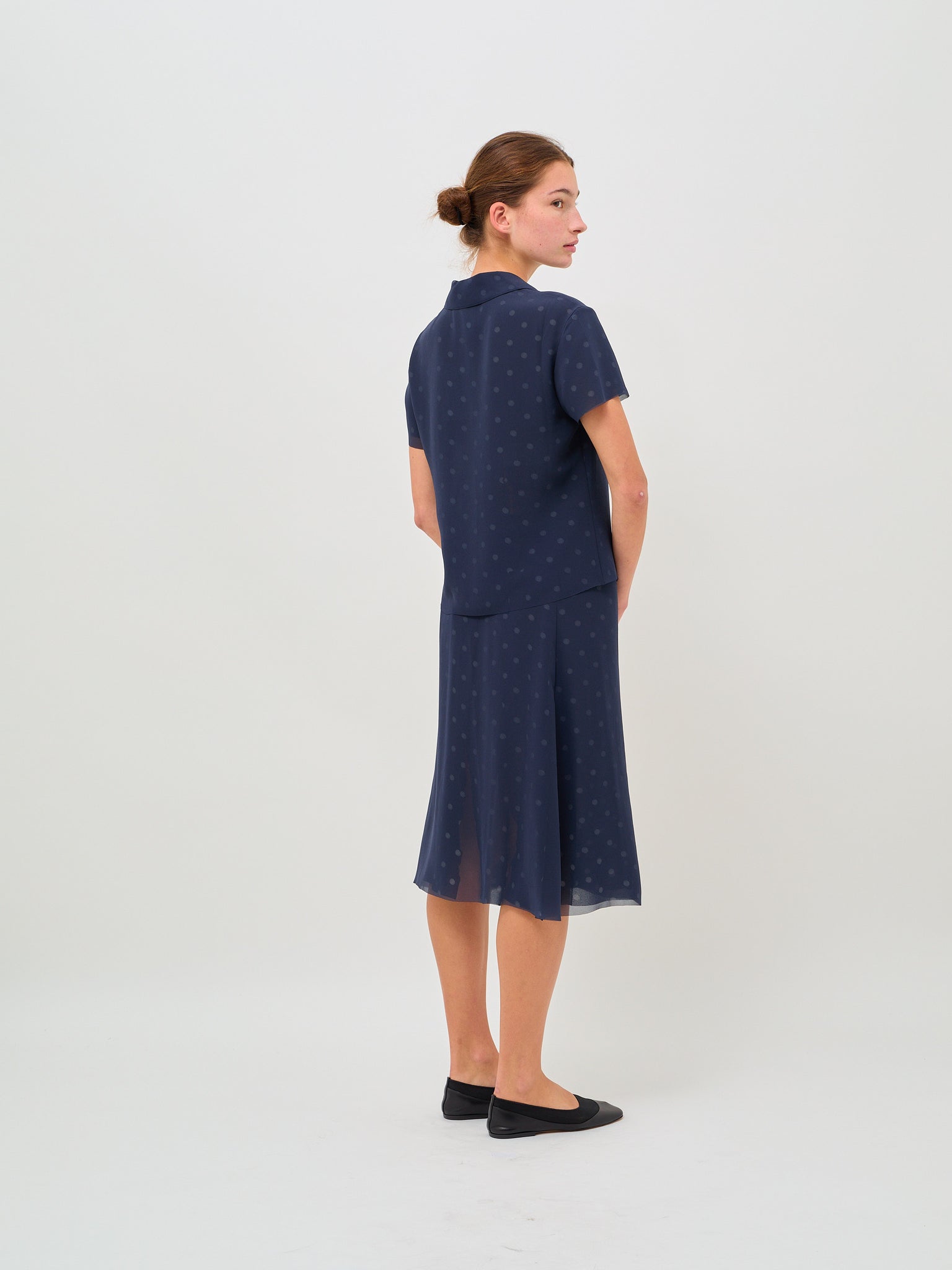 Skirt Navy White