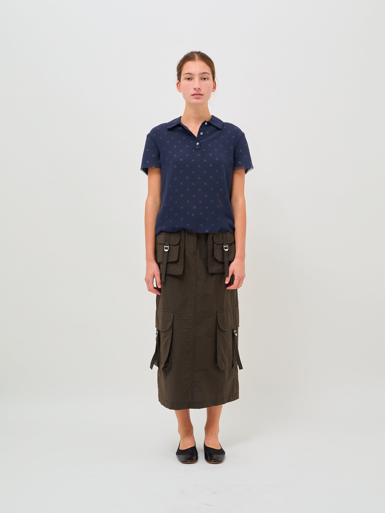 Cargo Skirt Dark Grey