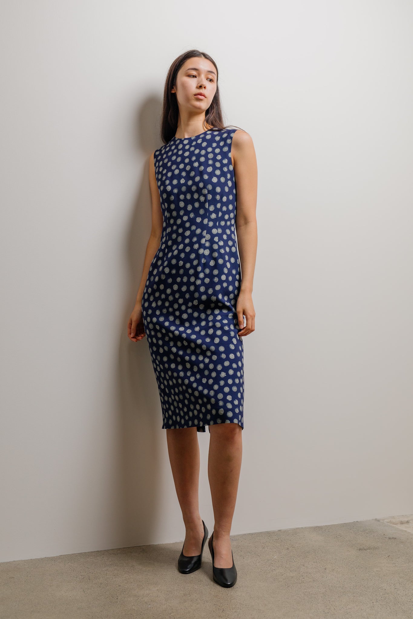 Delavina Dress Navy