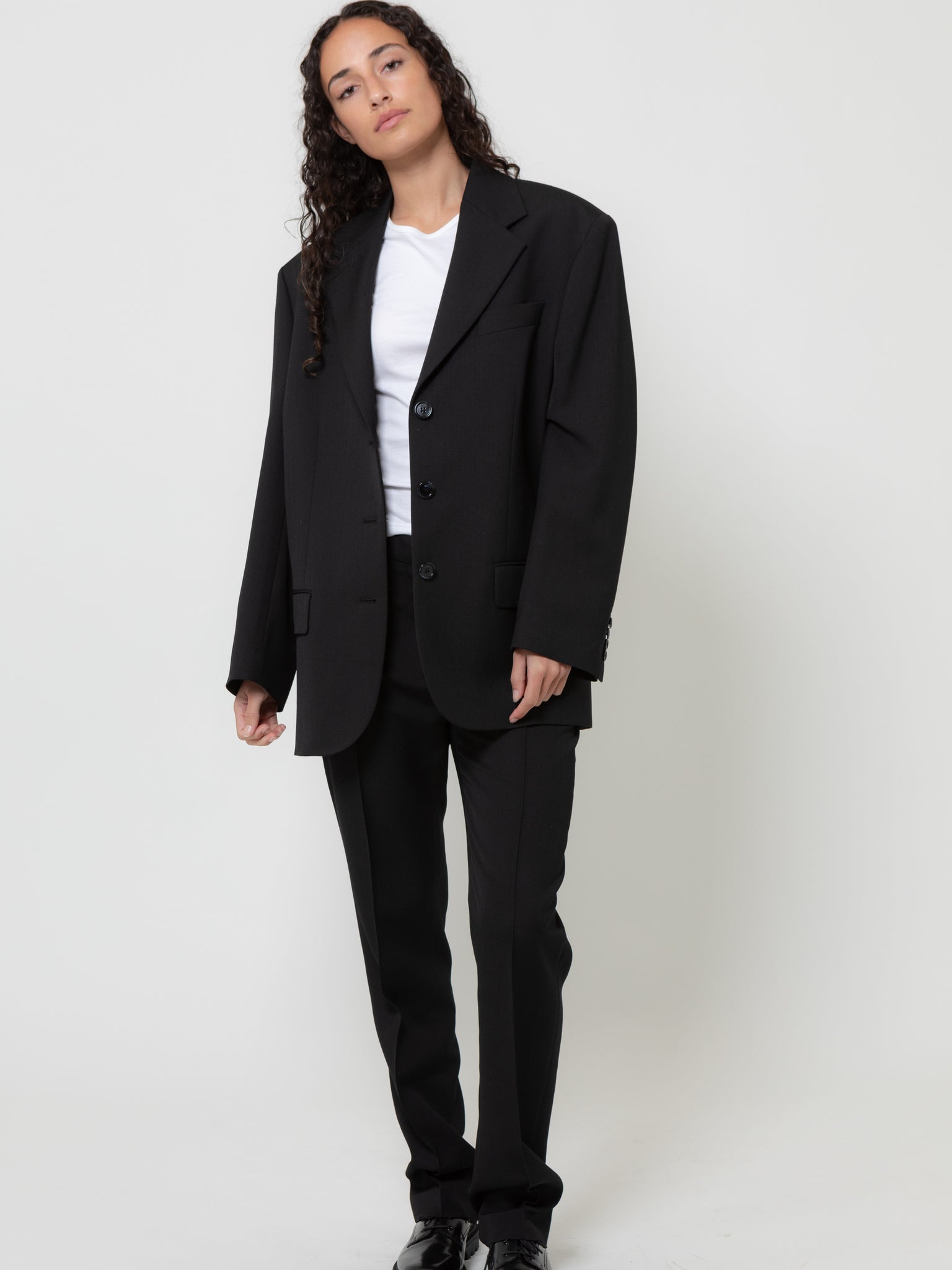 Oversized Suit Jacket Black