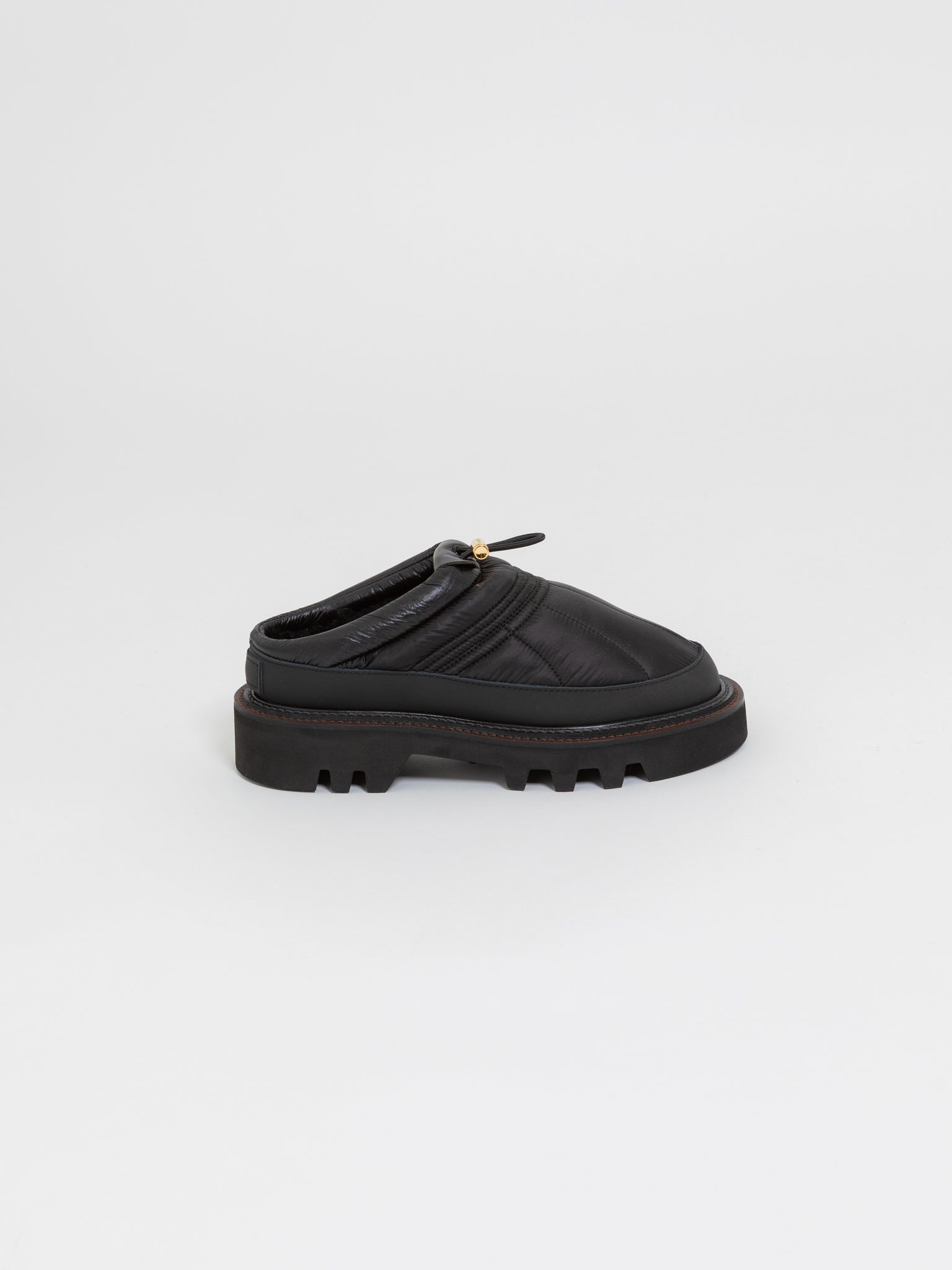 Quilted Slip ons Black