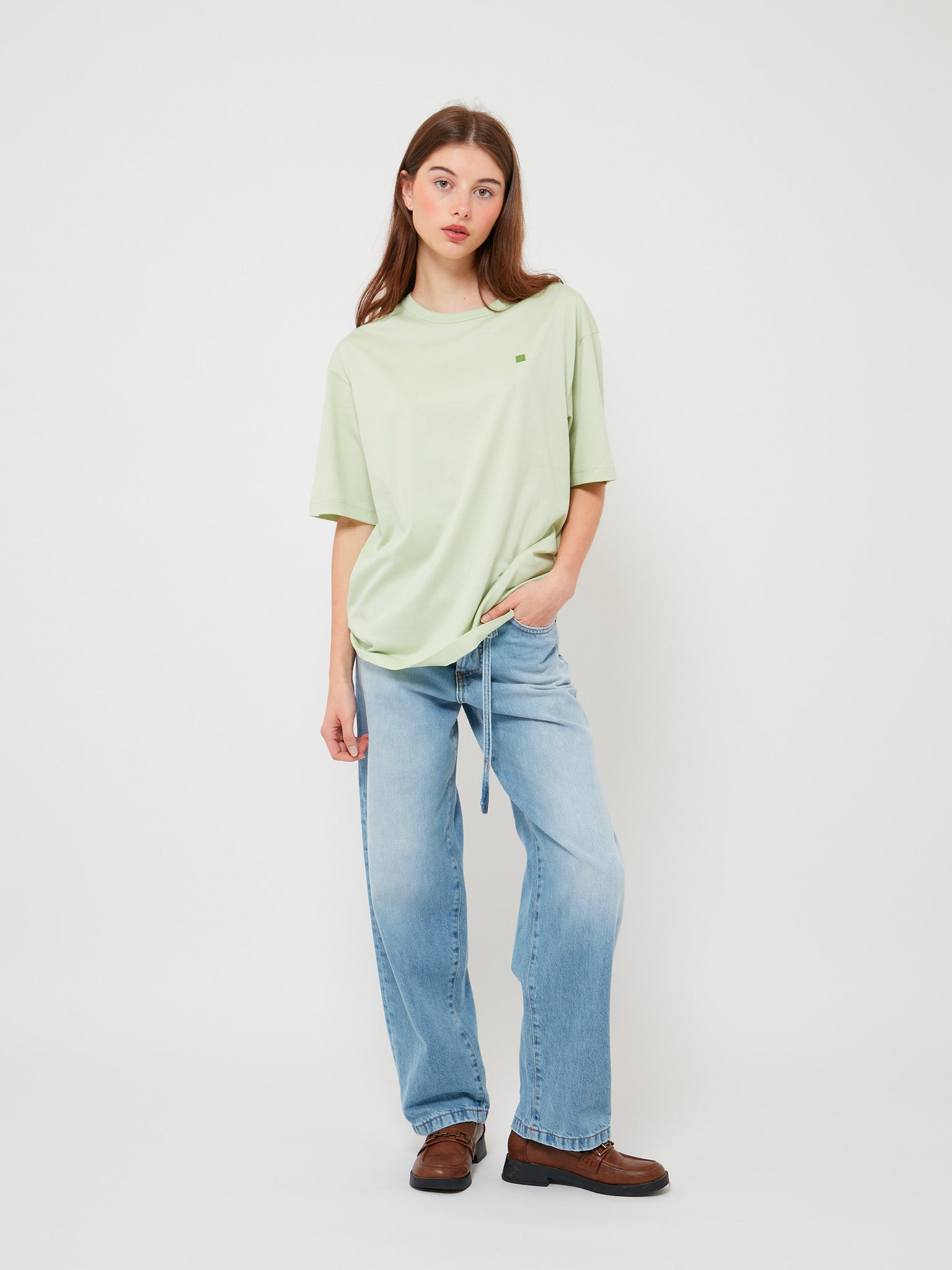 Face T-Shirt Mint Green