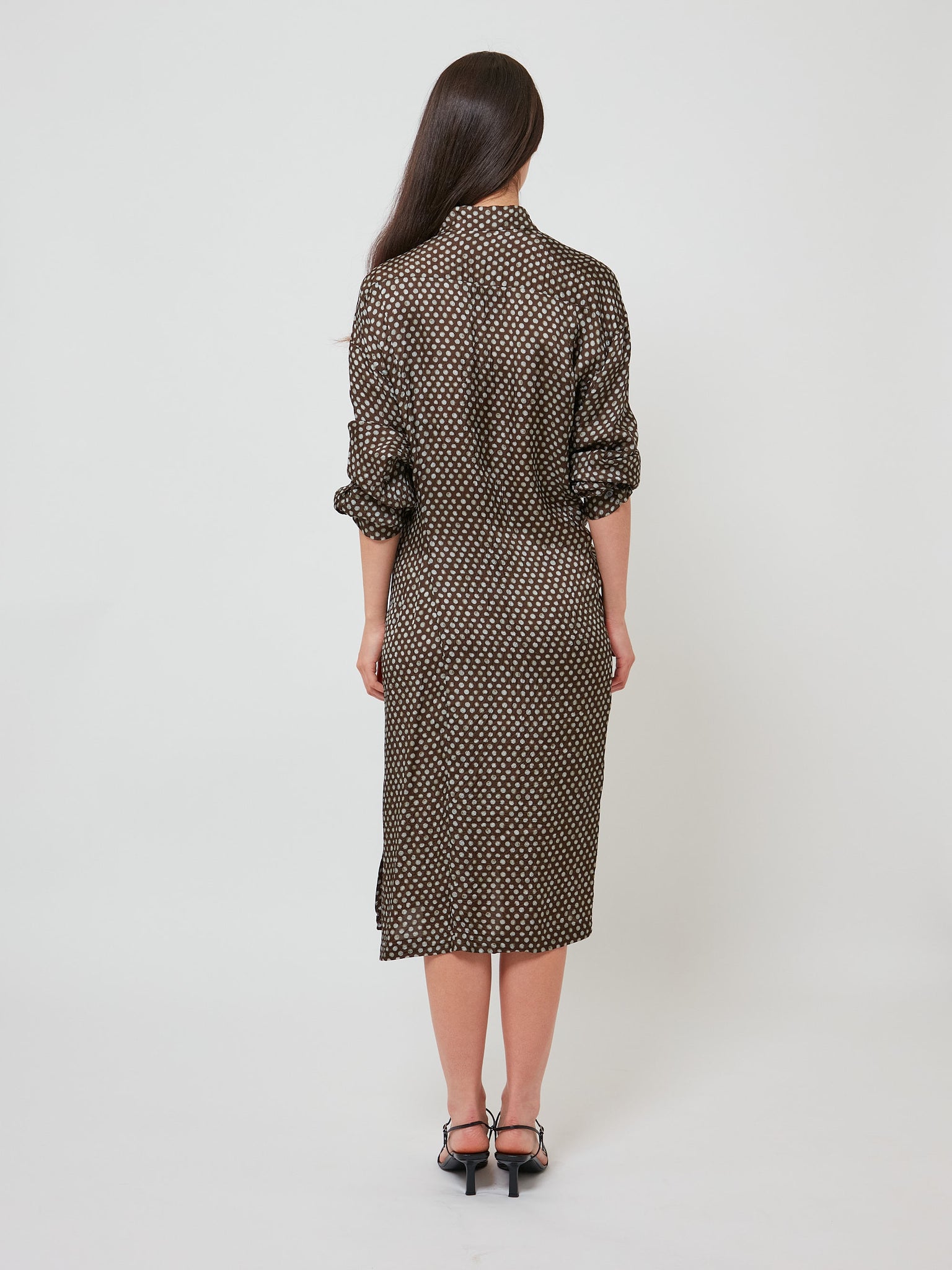 Delicks Dress Dark Brown