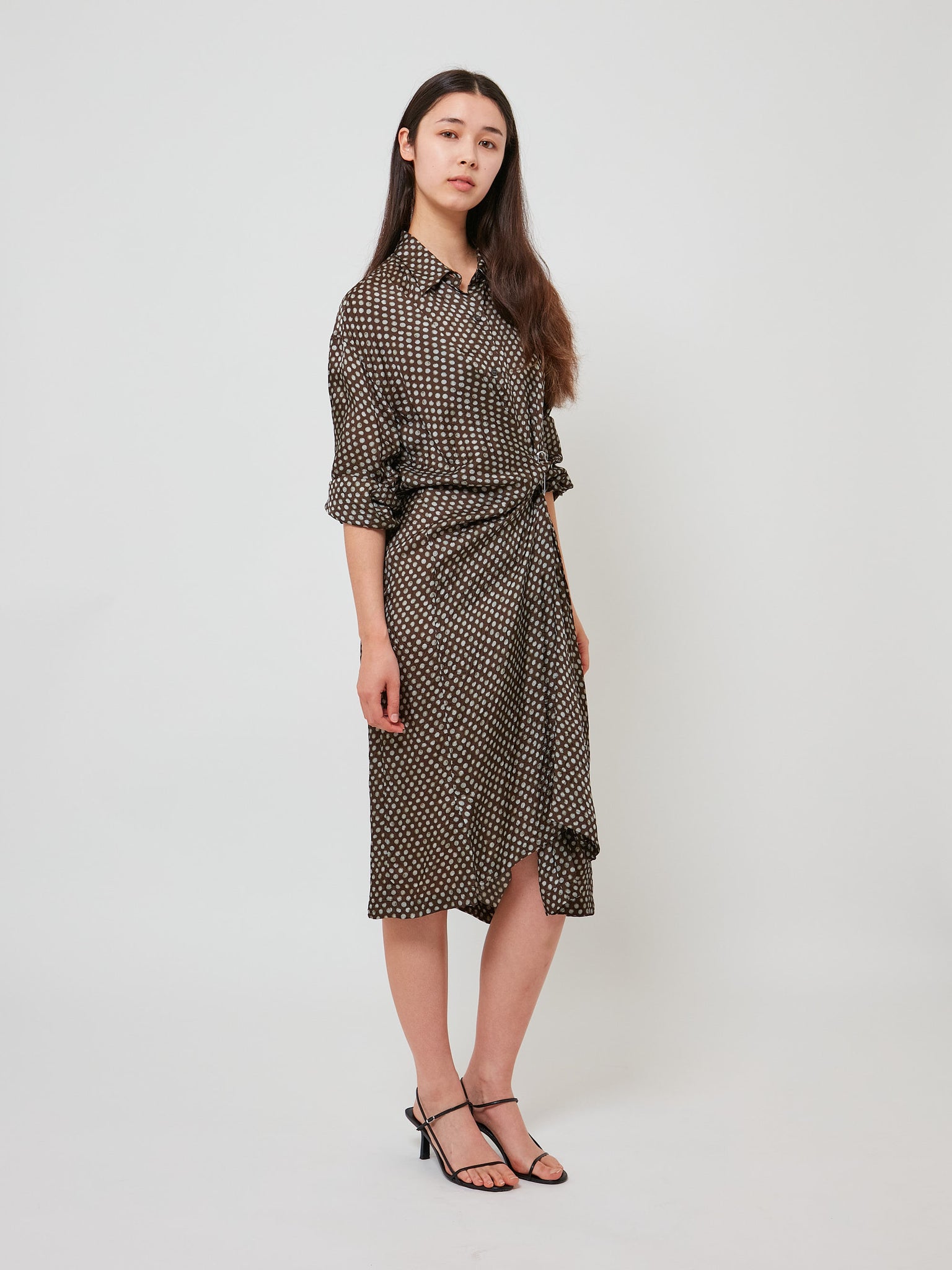 Delicks Dress Dark Brown