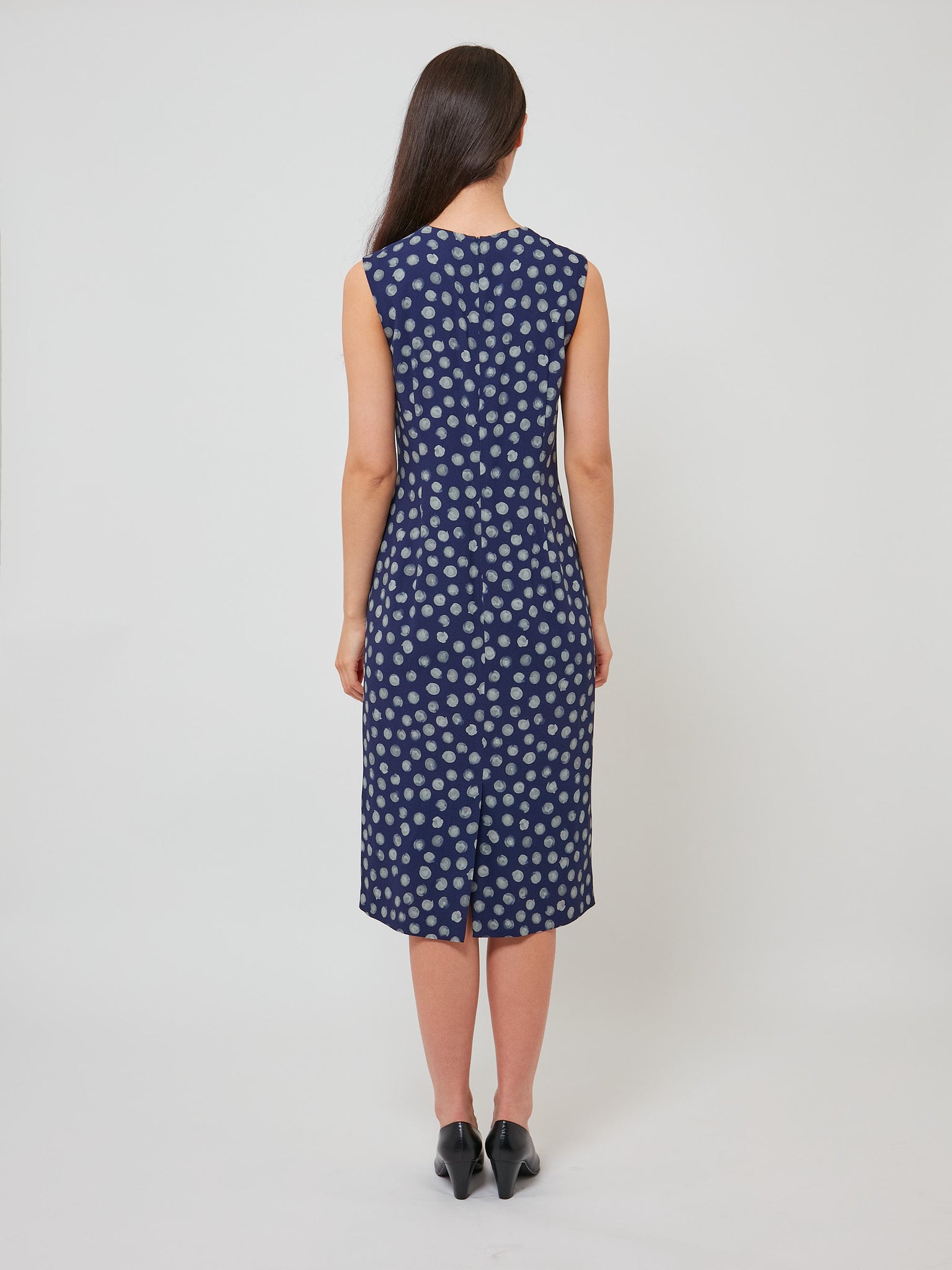 Delavina Dress Navy