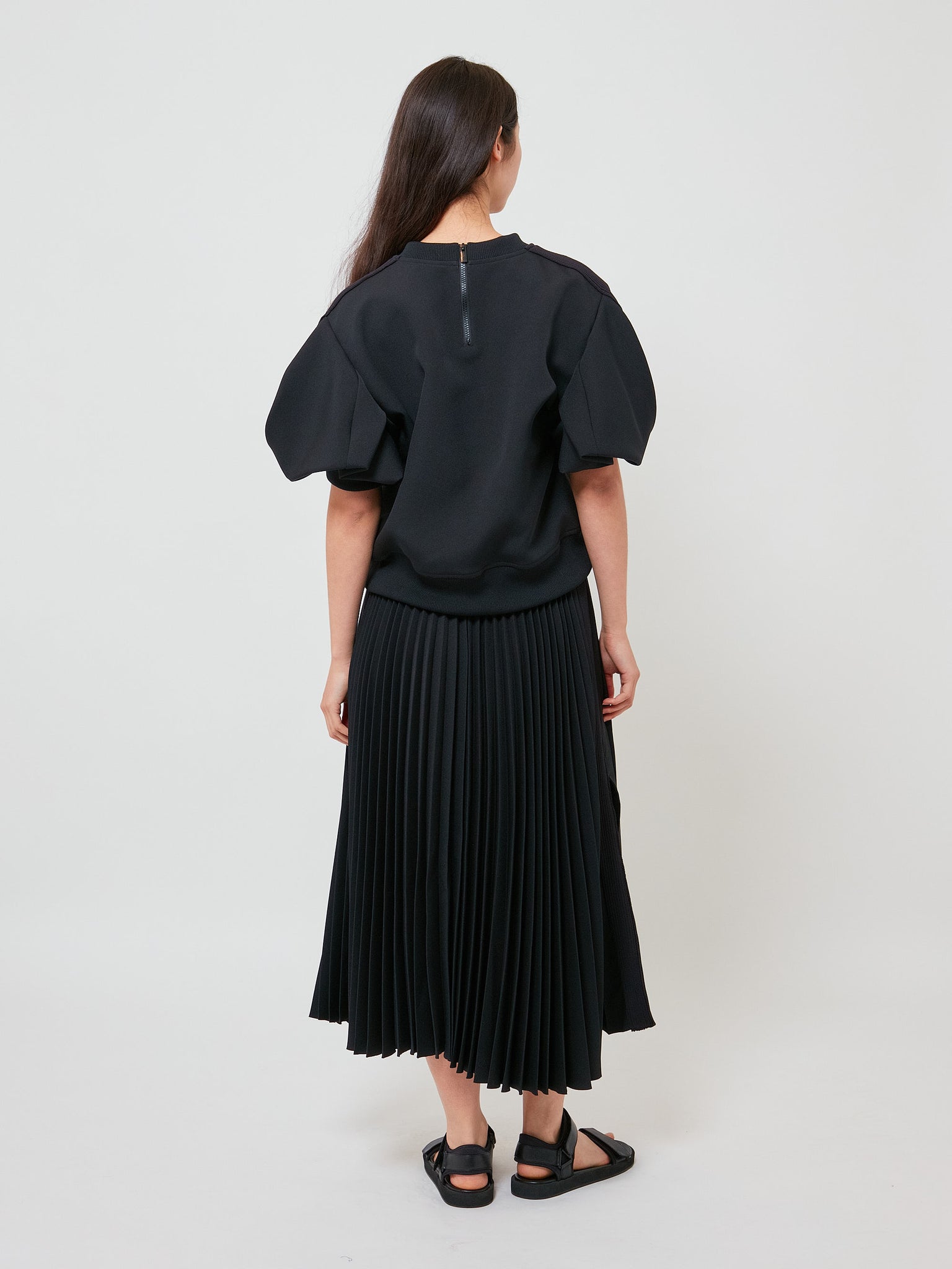 Technical Jersey Skirt Black