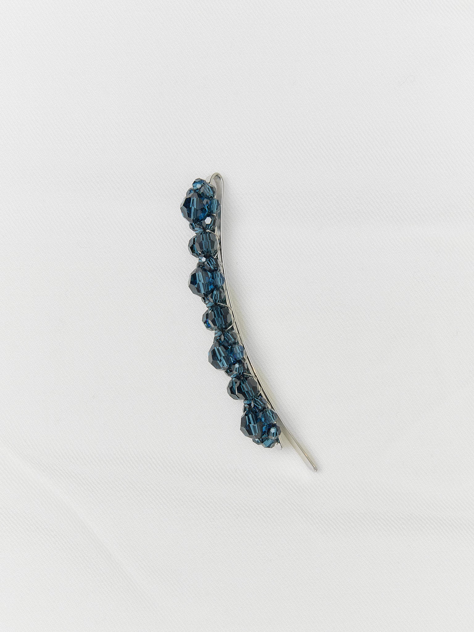 Flower Hair Clip Indigo