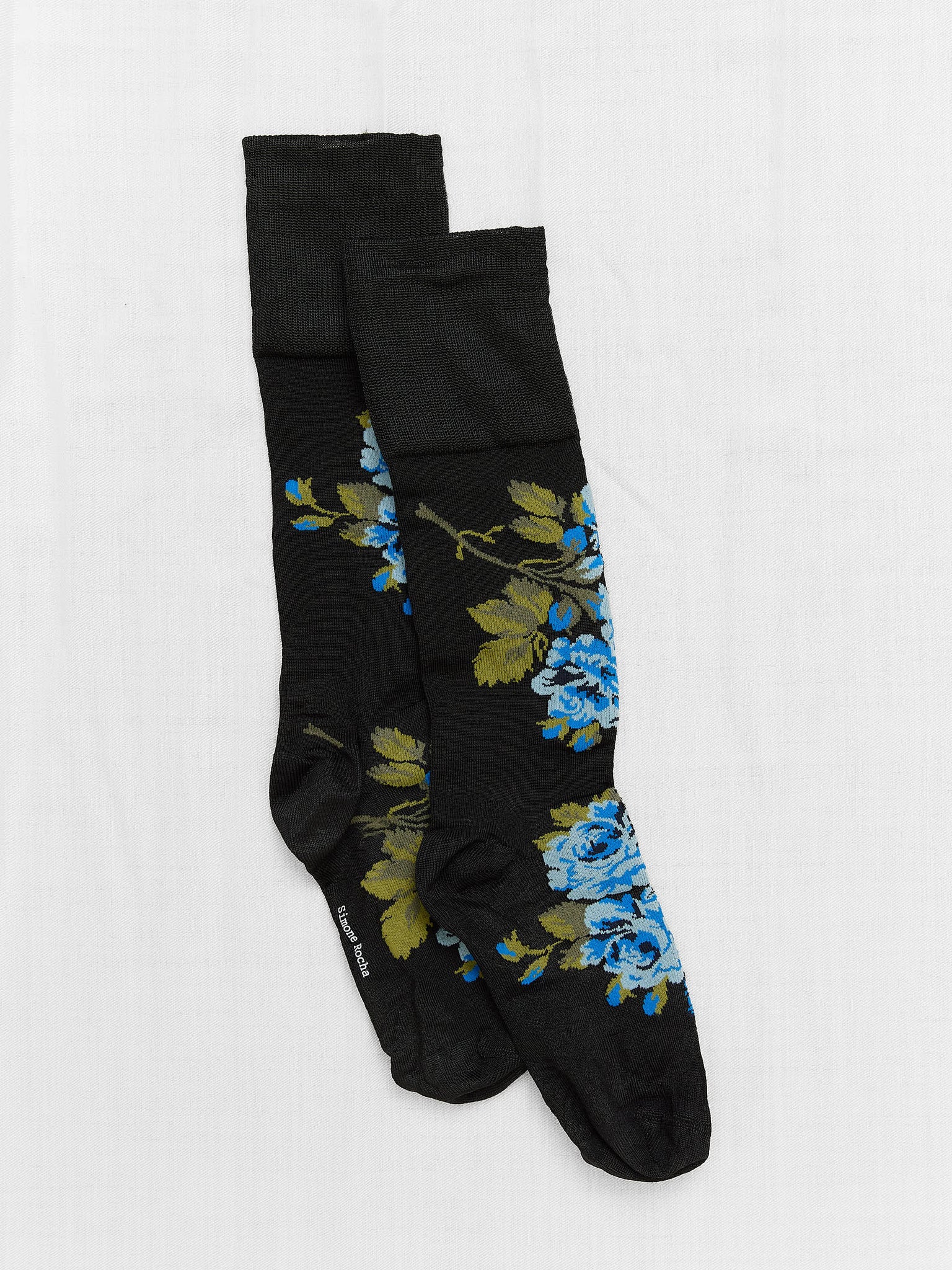 Socks Floral Jacquard