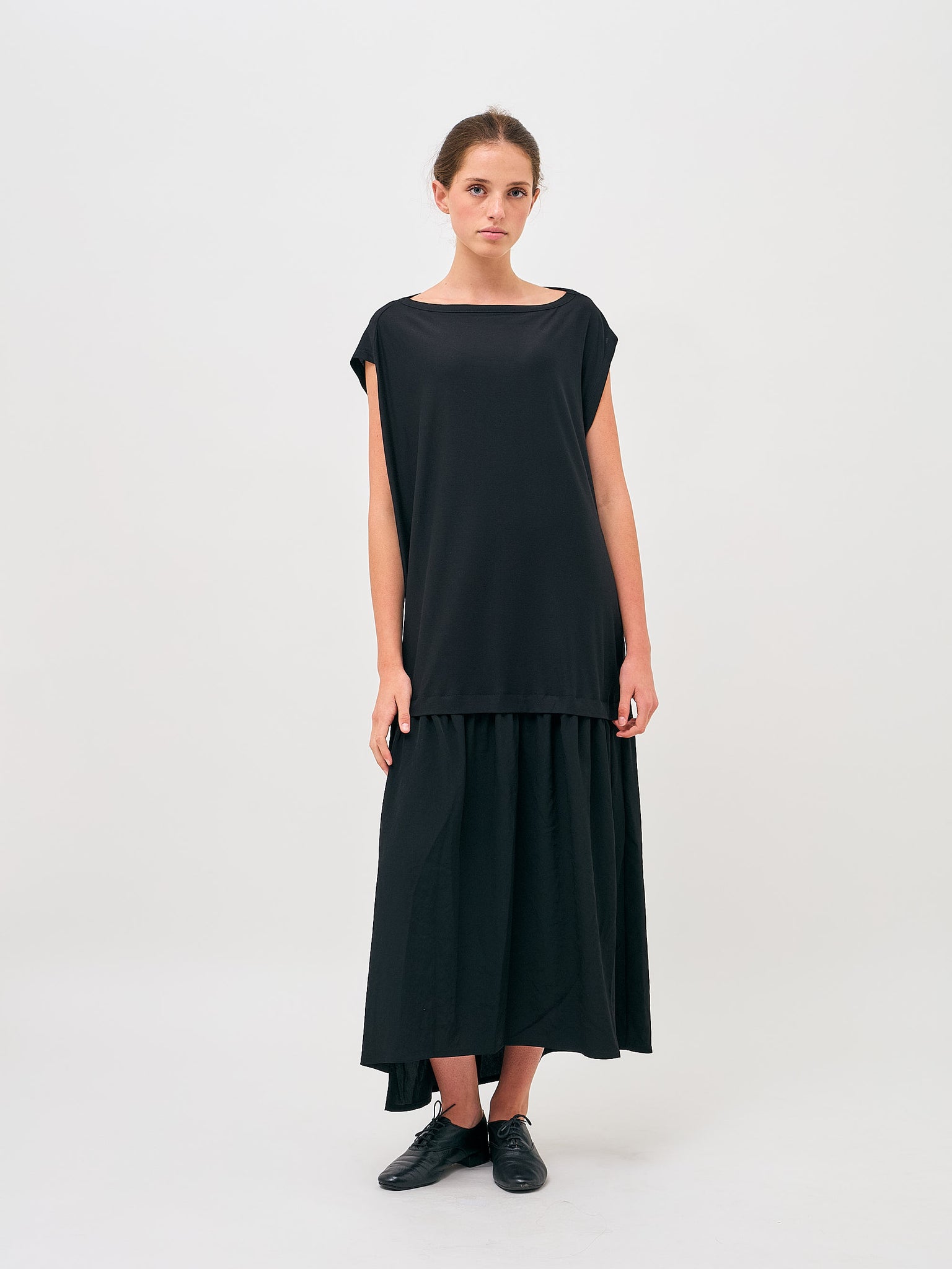 O-Cloth x T French Dress Black