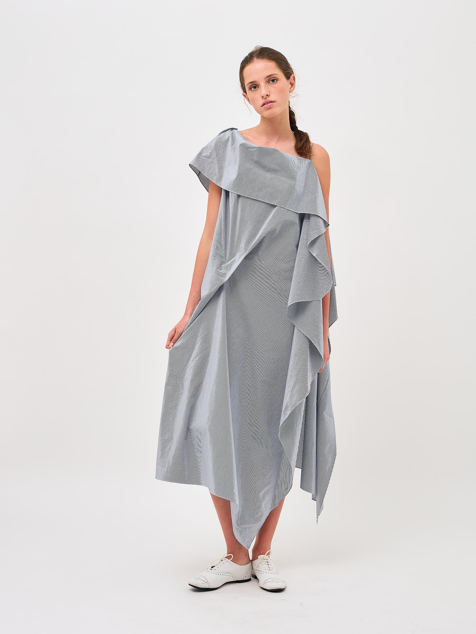 Origami Drape Dress