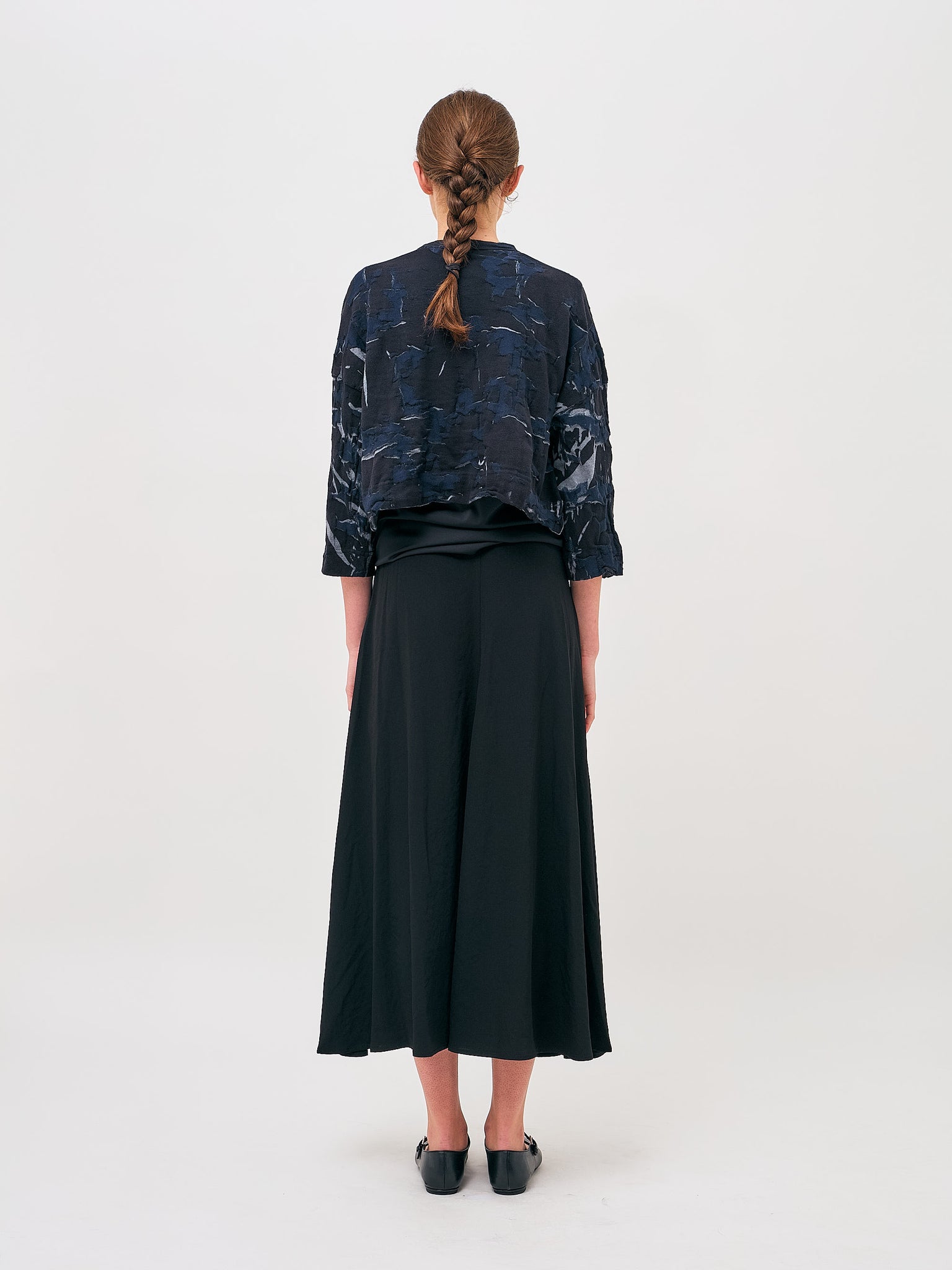 Panel Pocket Skirt Black