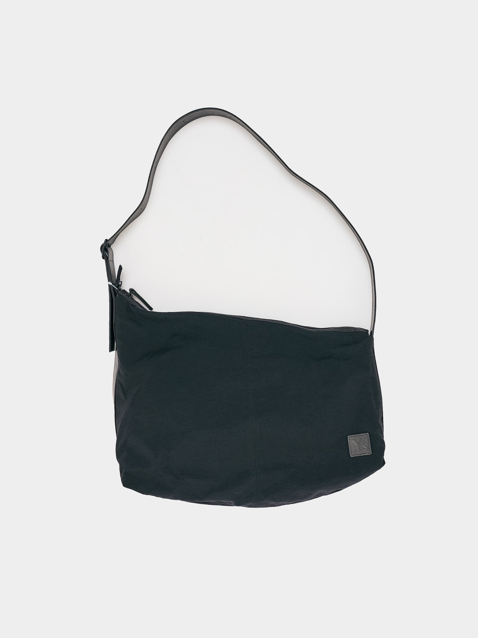 Asymmetry Shoulder Bag Black