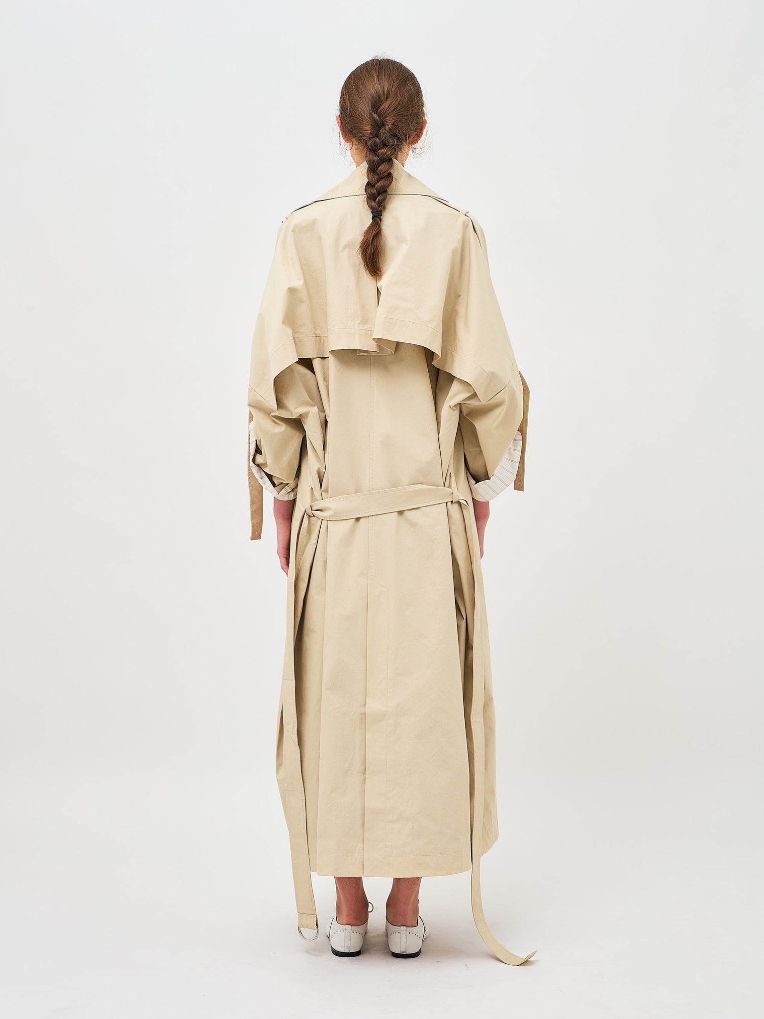 Trench Coat Parchment Cotton