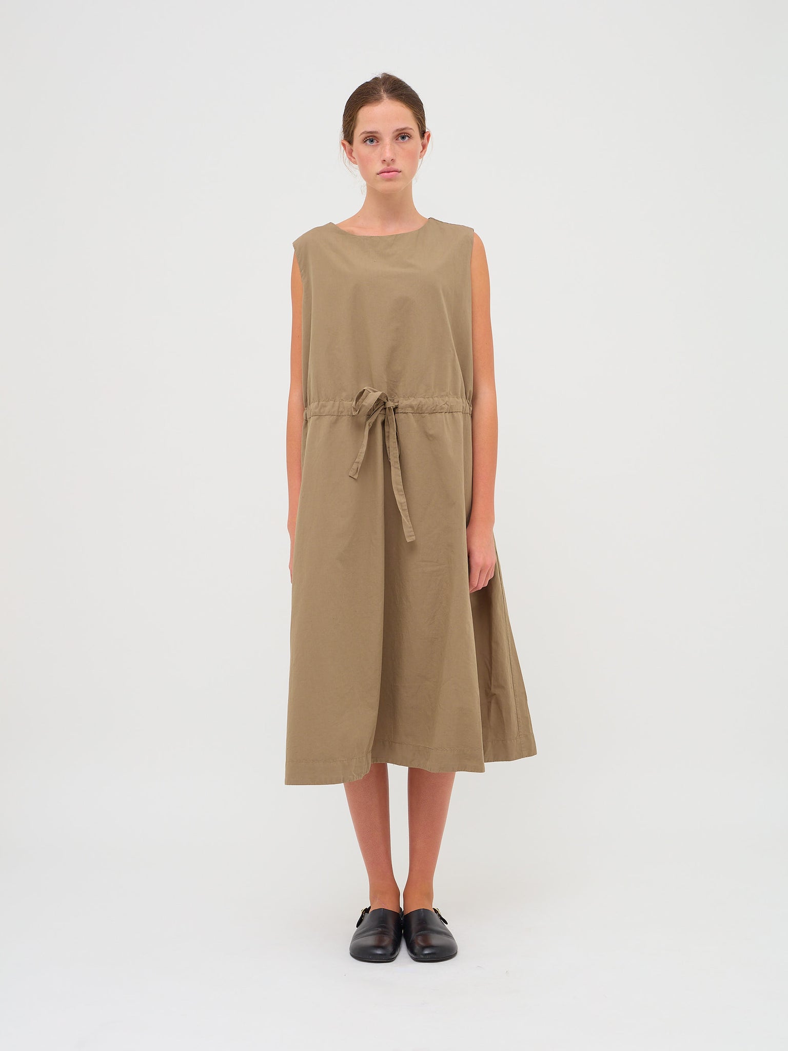 BB Dress Linen Cotton Olive