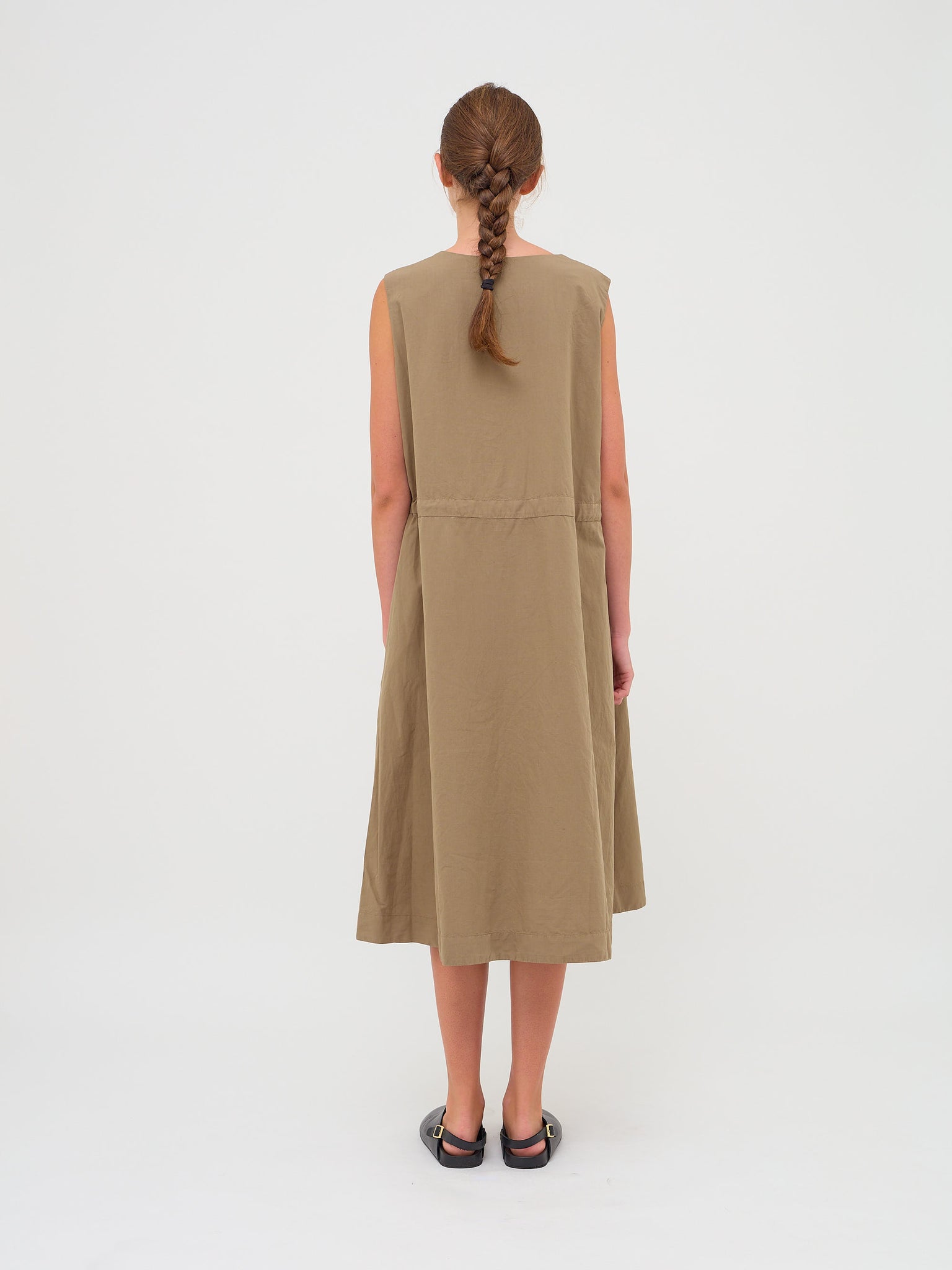 BB Dress Linen Cotton Olive