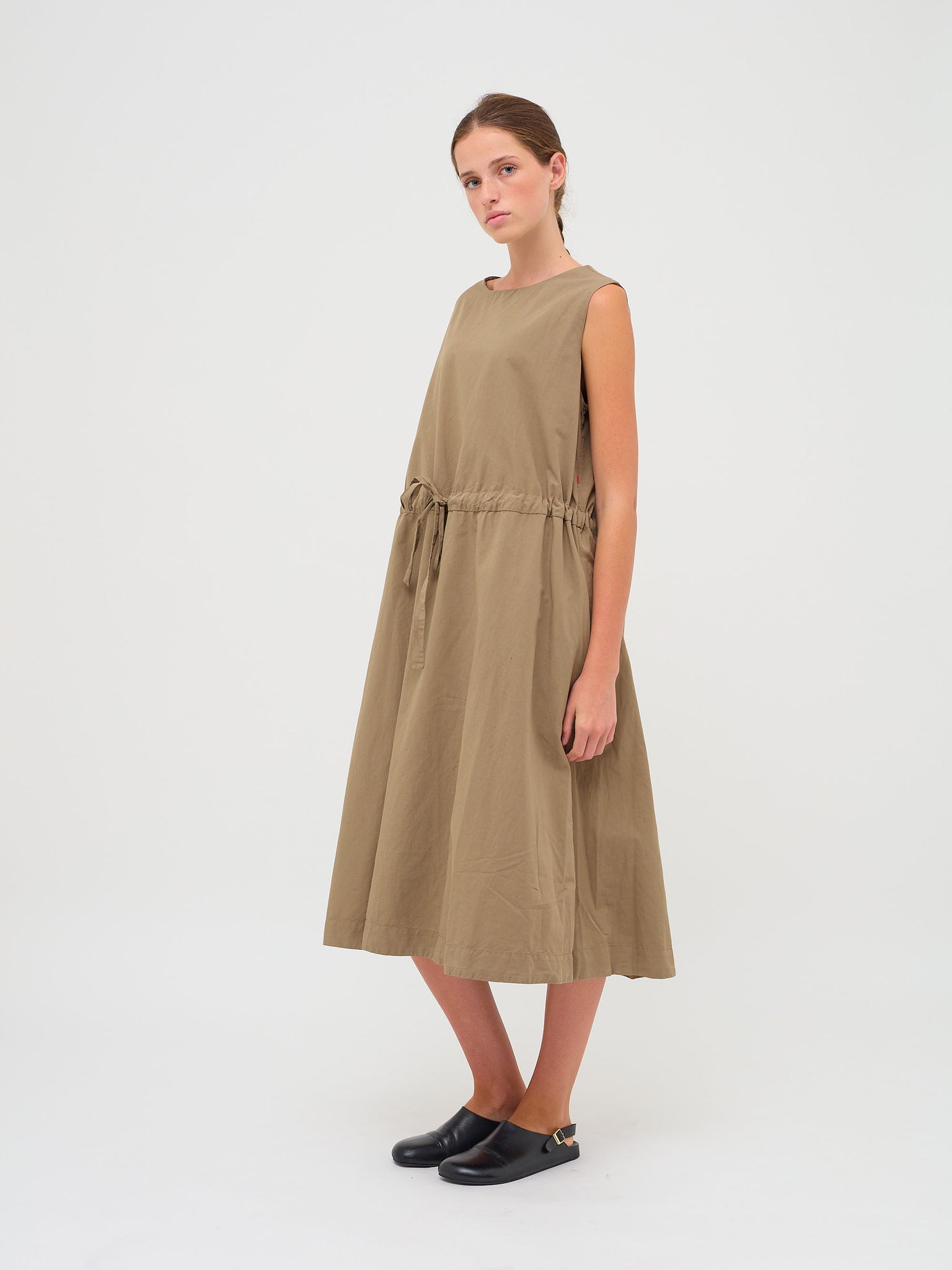 BB Dress Linen Cotton Olive