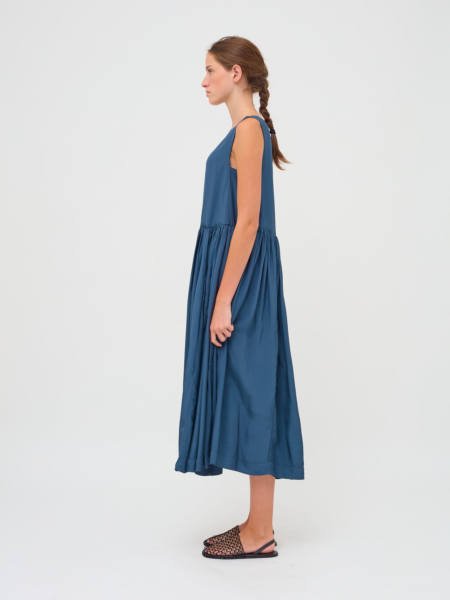 Pomme Dress Tulipy Indigo