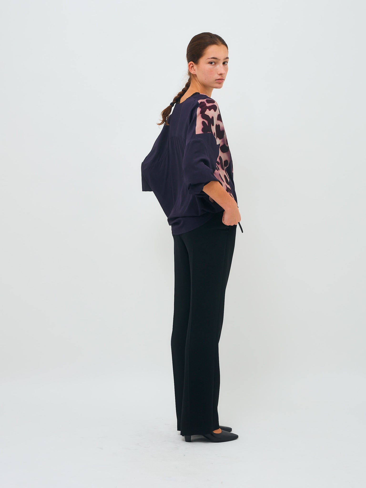 Camiel Shirt Orchid Navy