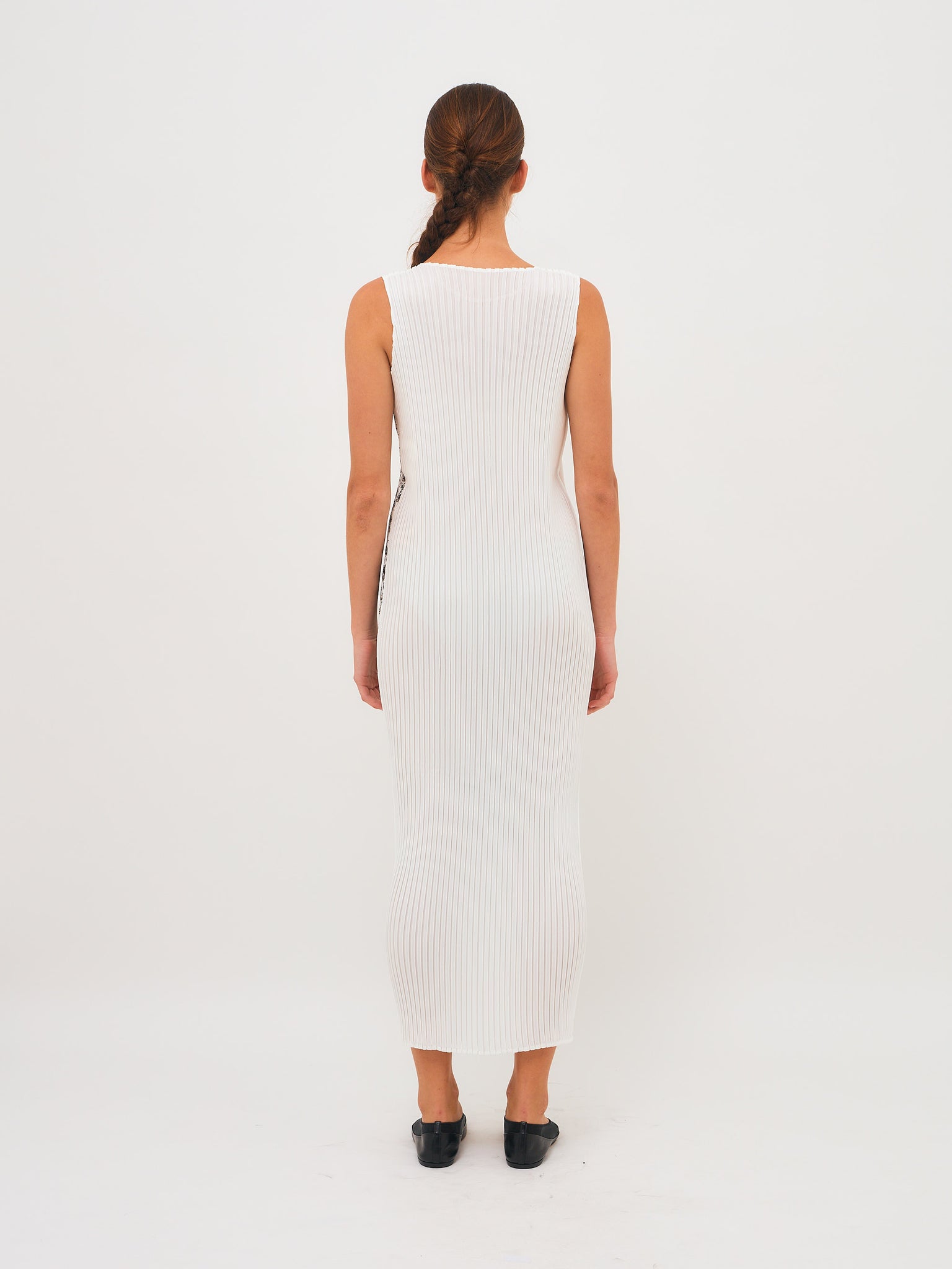 Pressed Flora Dress White