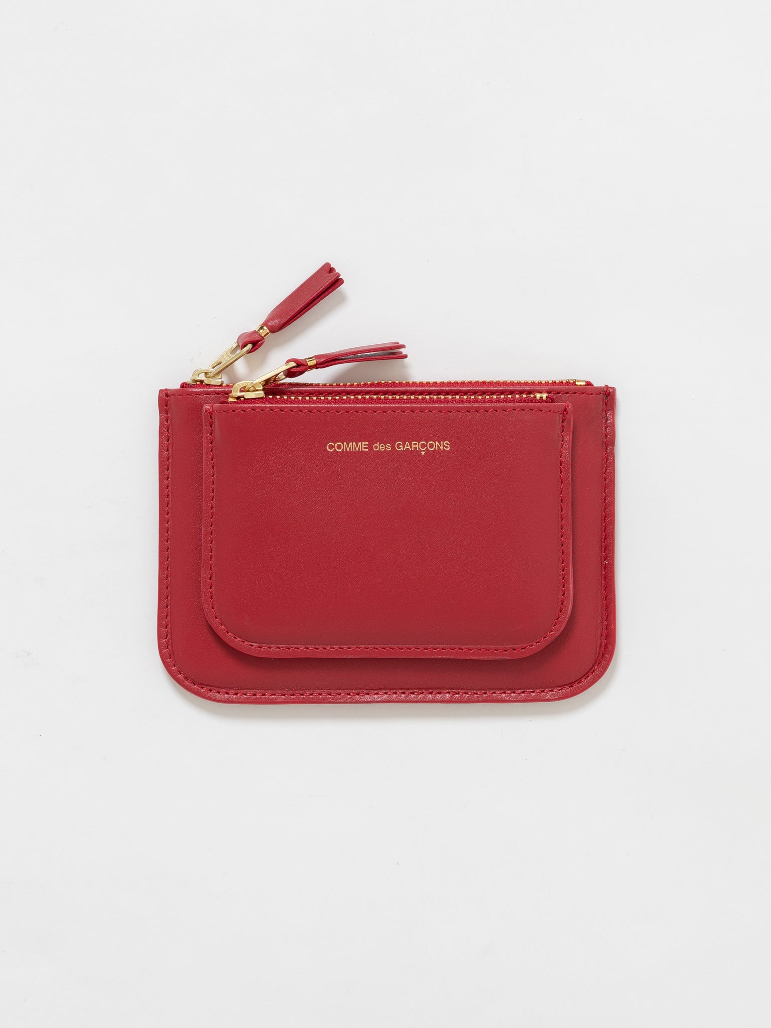 Outside Pocket Wallet Small Red
