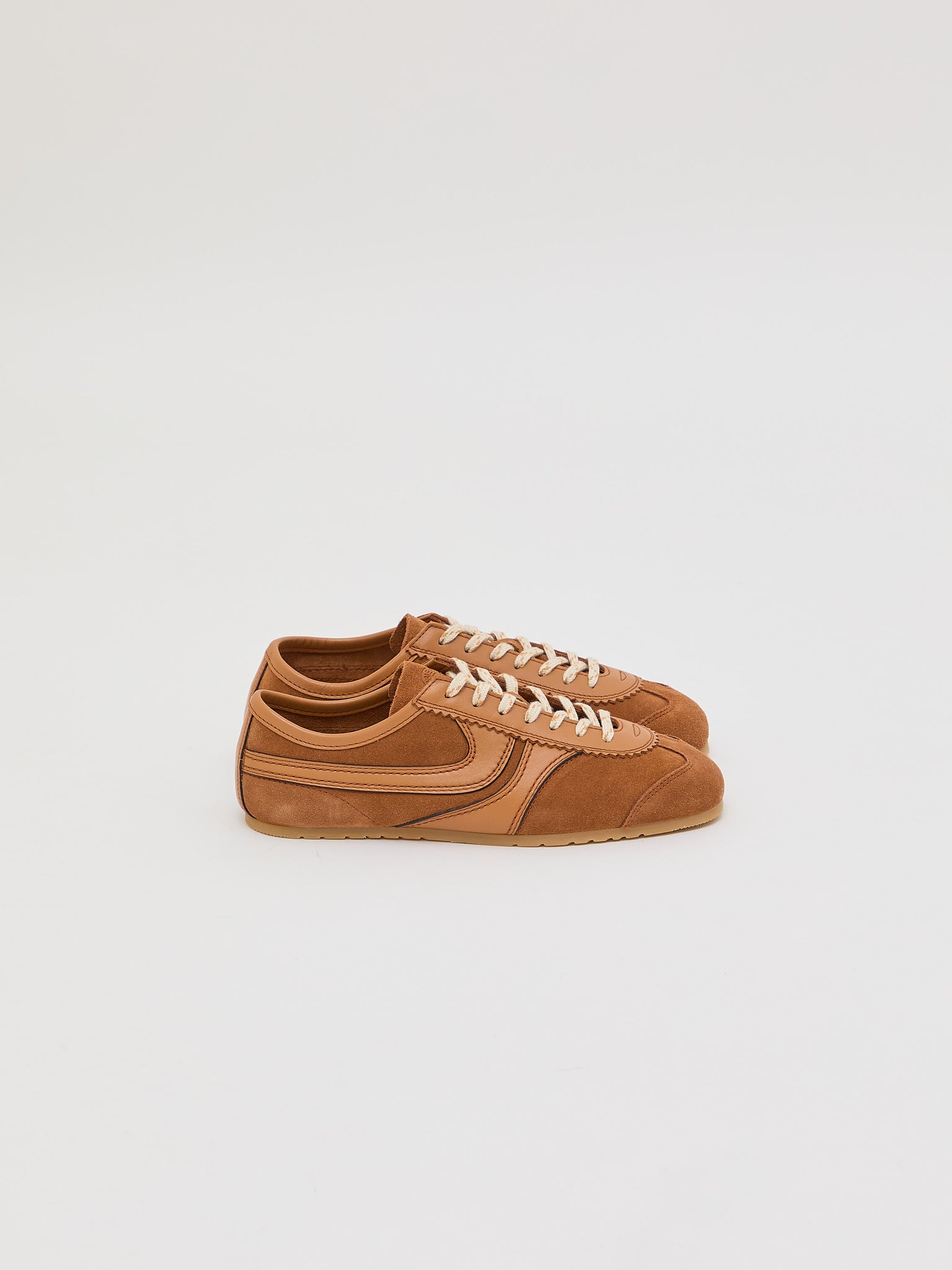 Suede Sneakers Tan