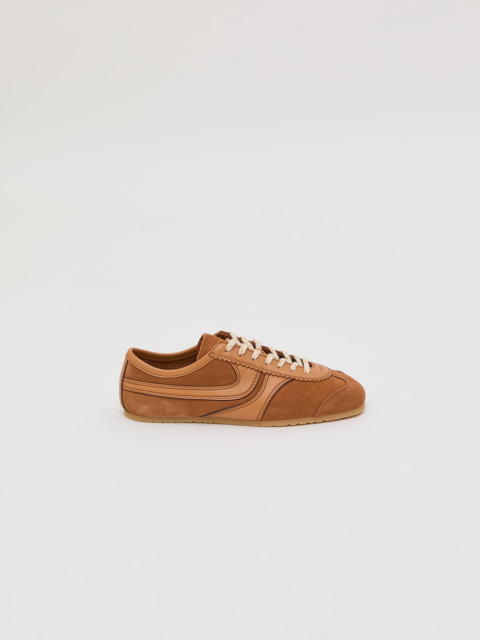 Suede Sneakers Tan