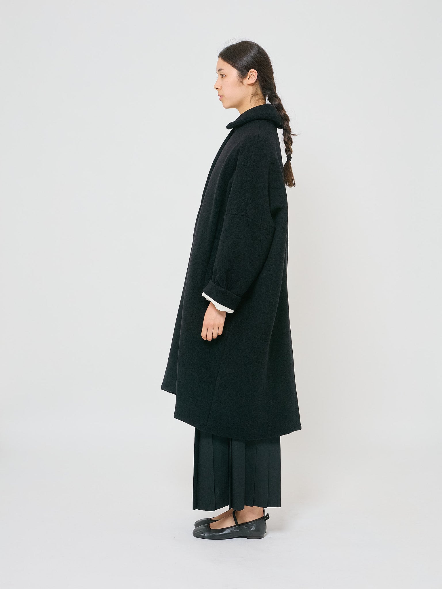 Big Blobby Coat Kasper Cashmere Black