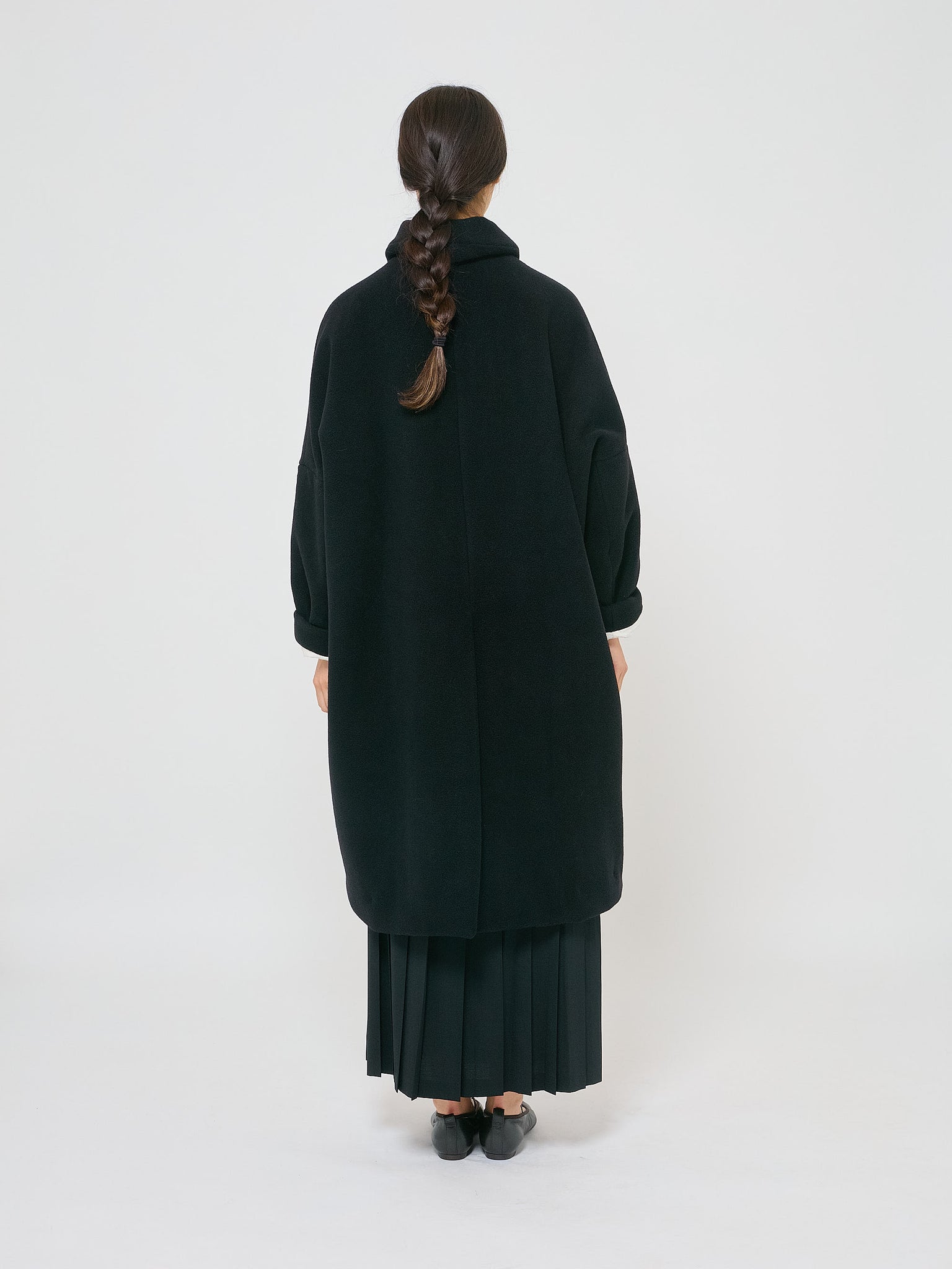 Big Blobby Coat Kasper Cashmere Black