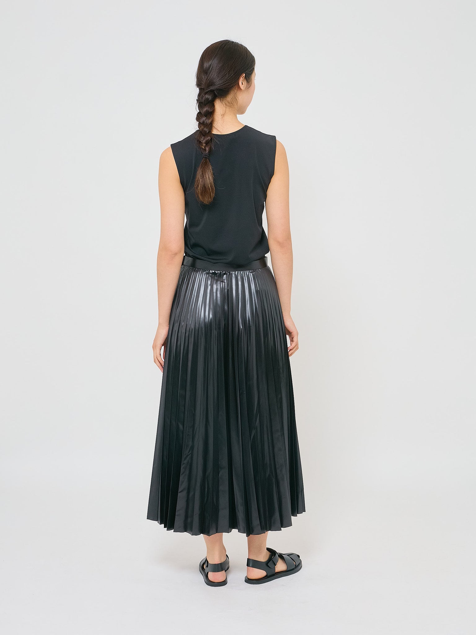 Pleat Skirt Black