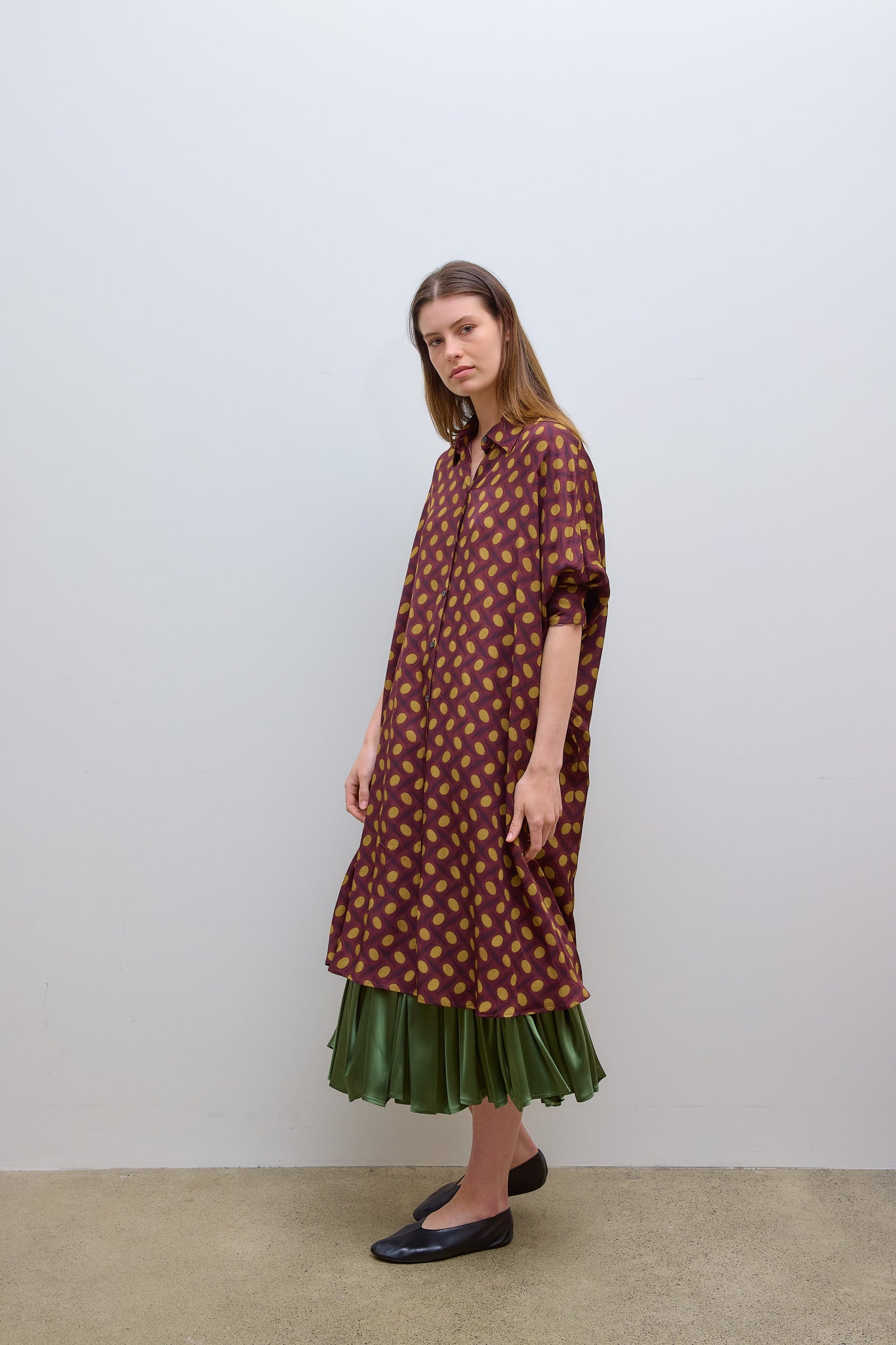 Dasia Dress Burgundy