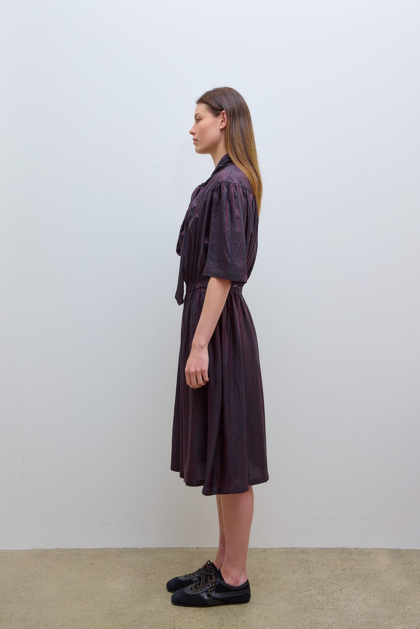 Daffino Dress Burgundy
