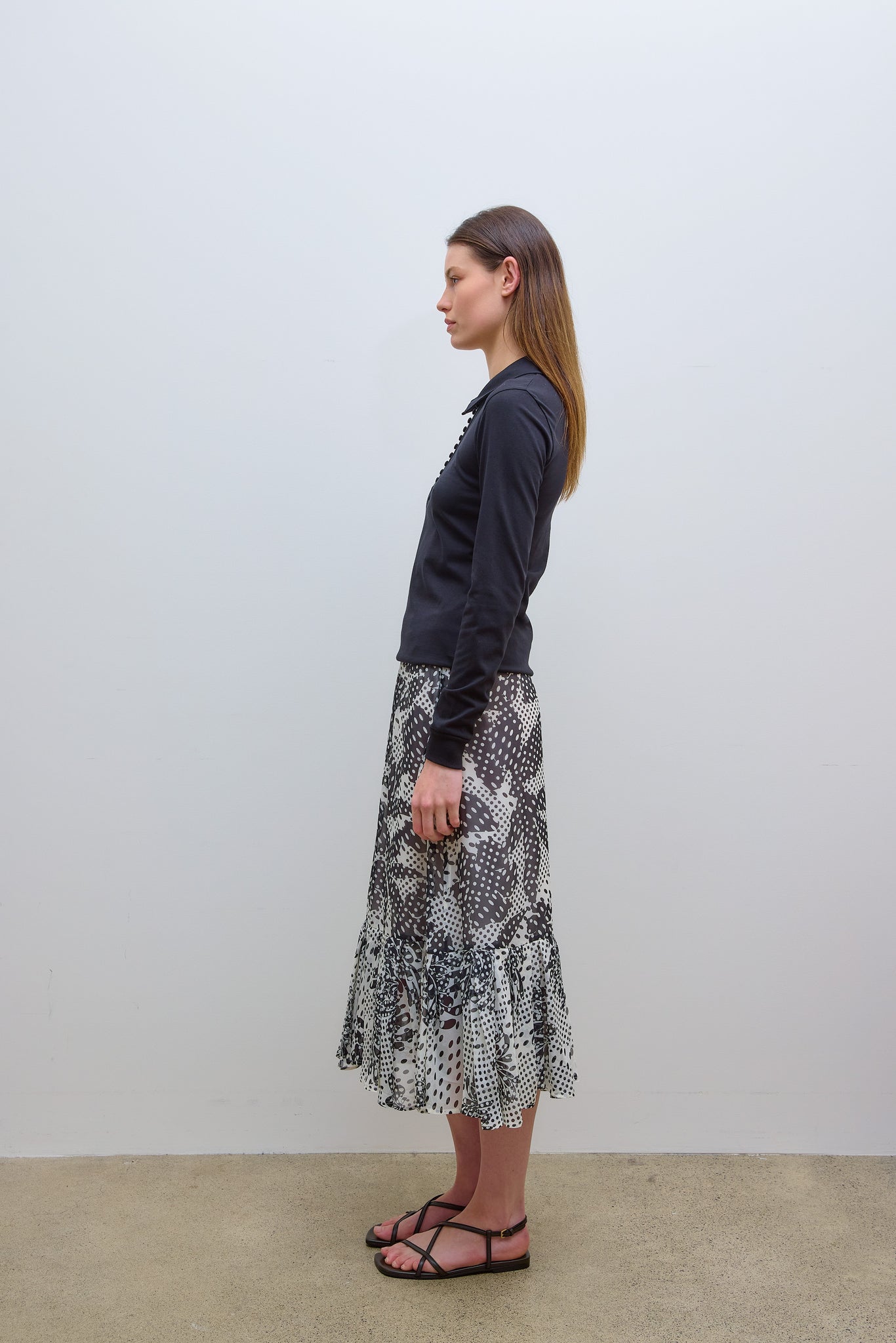 Spritty Skirt  Ecru