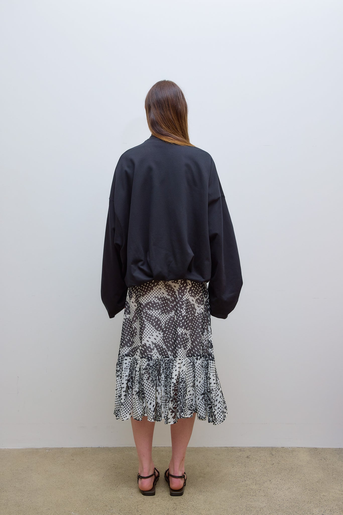 Haqua Sweatshirt Jacket Black