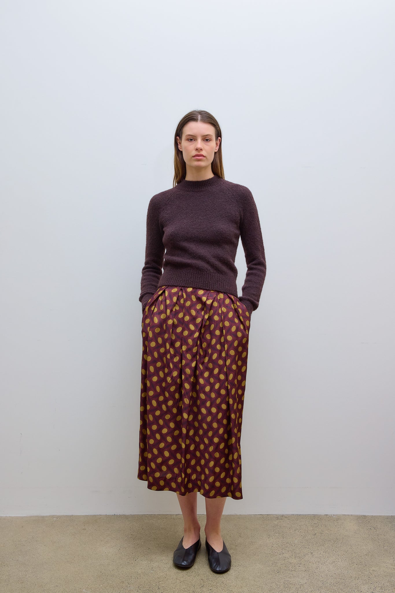 Sonista Skirt Burgundy