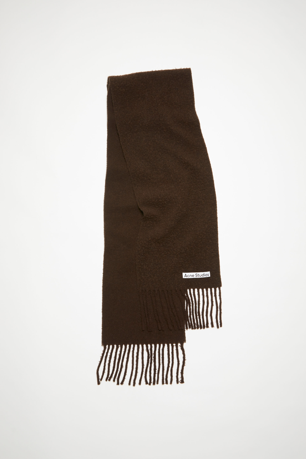 Brushed Scarf Chocolate Brown