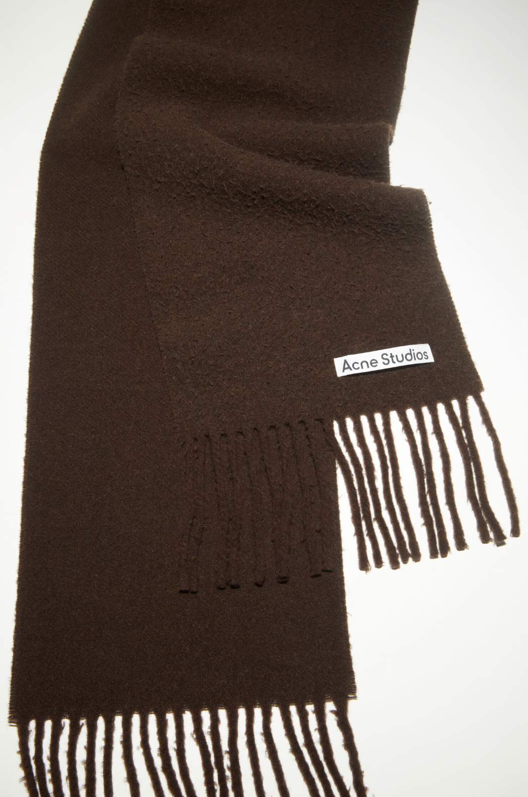 Brushed Scarf Chocolate Brown