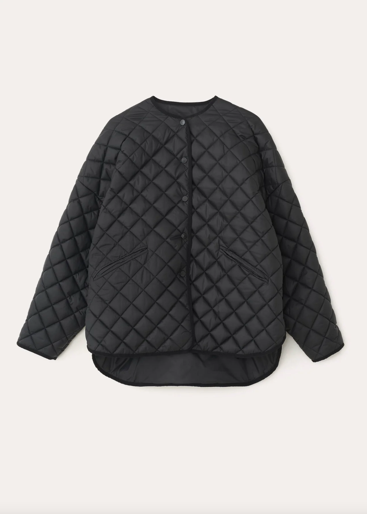 Signature Quilted Jacket Black