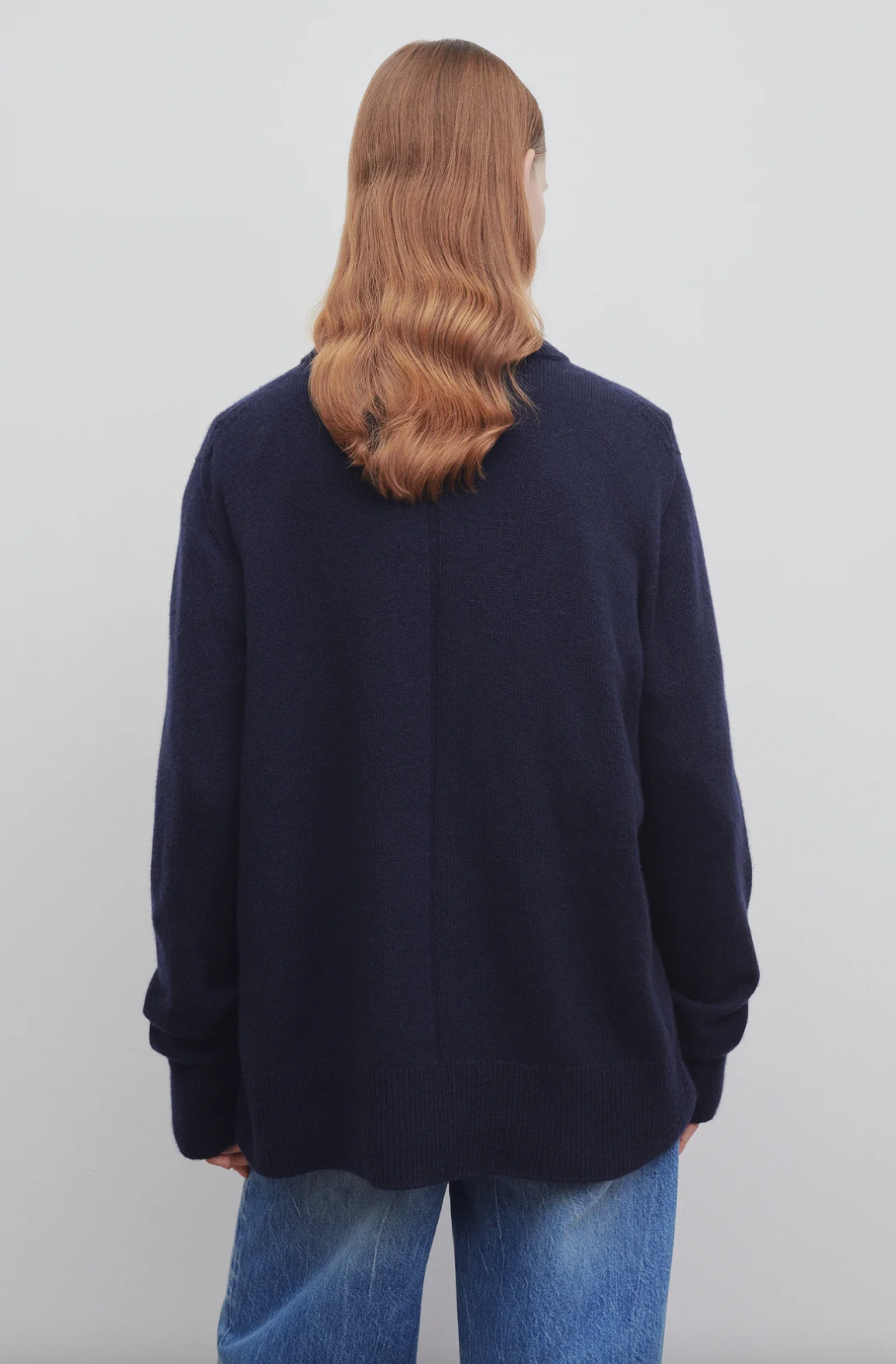 Sibem Cashmere Wool Sweater Navy