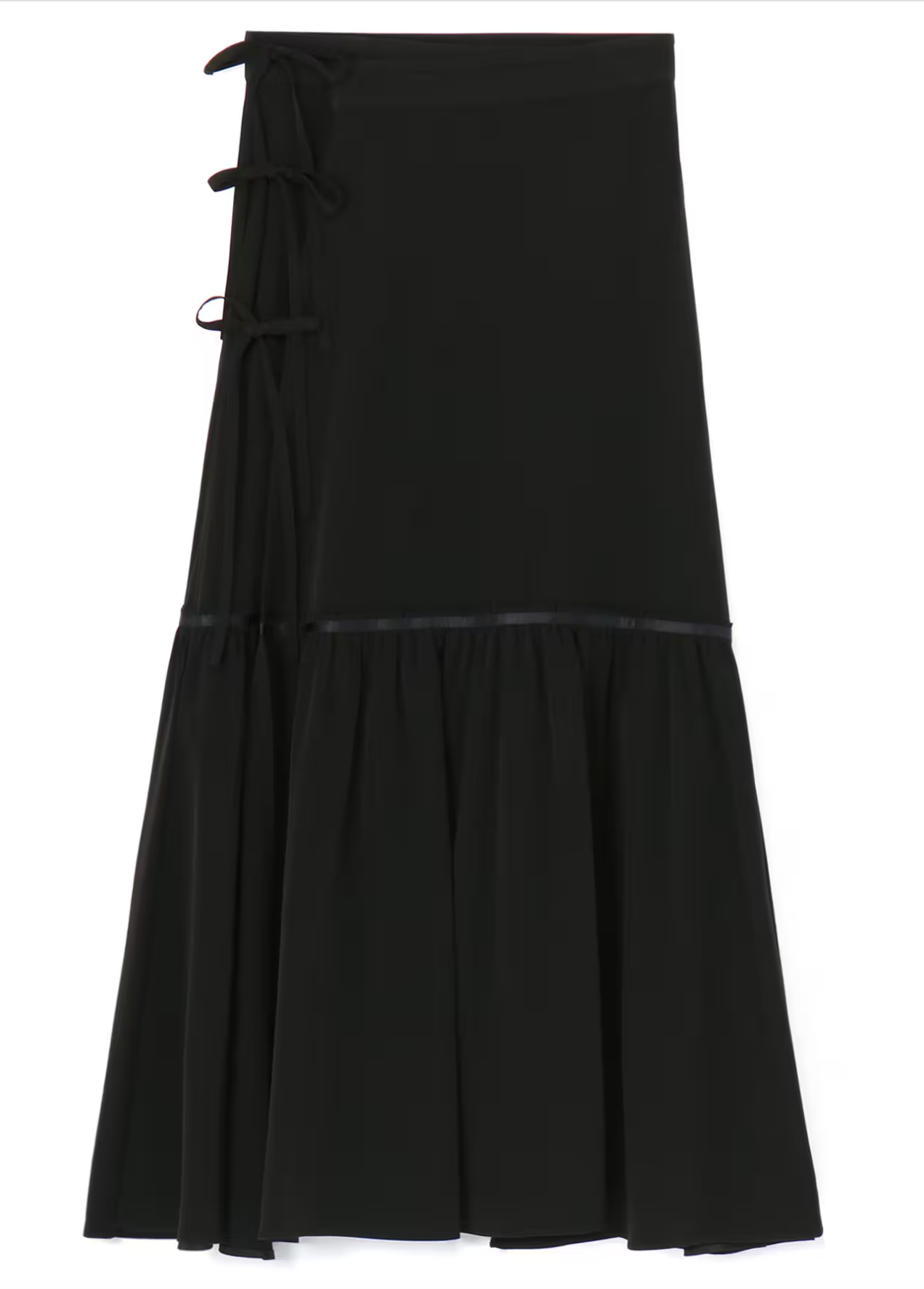 Tiered Skirt Black