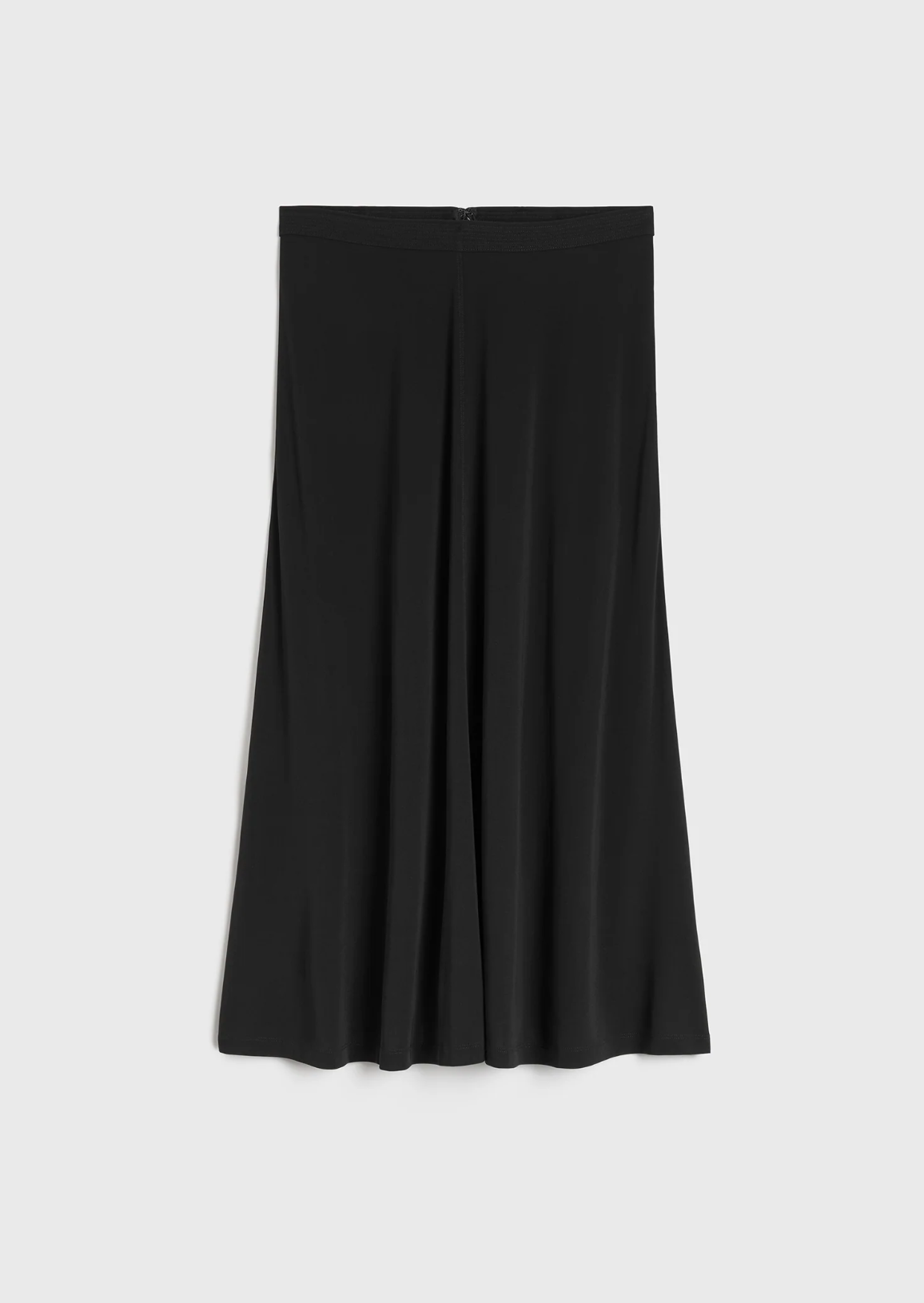 Fluid Jersey Skirt Black