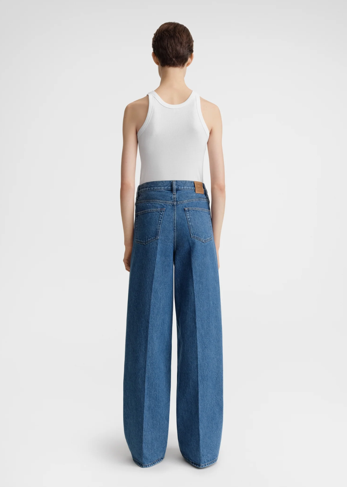 Wide Leg Denim Blue