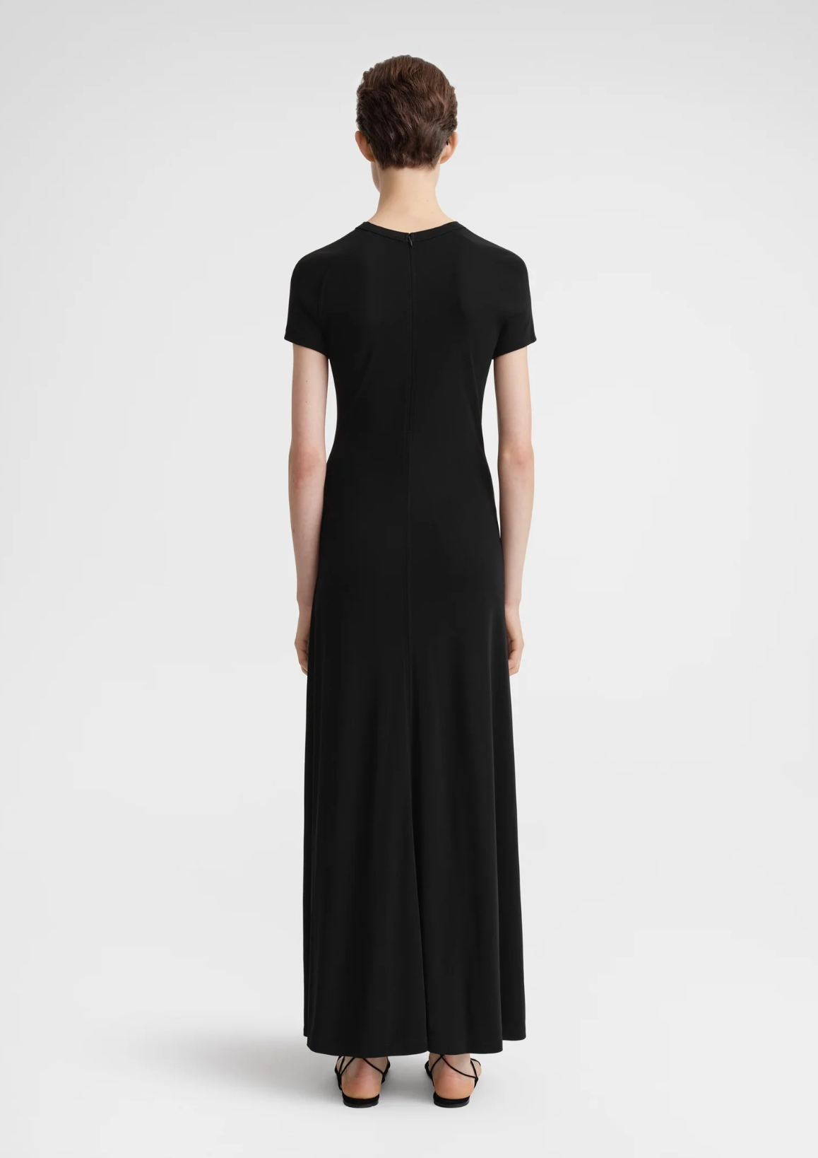 Fluid Jersey Dress Black