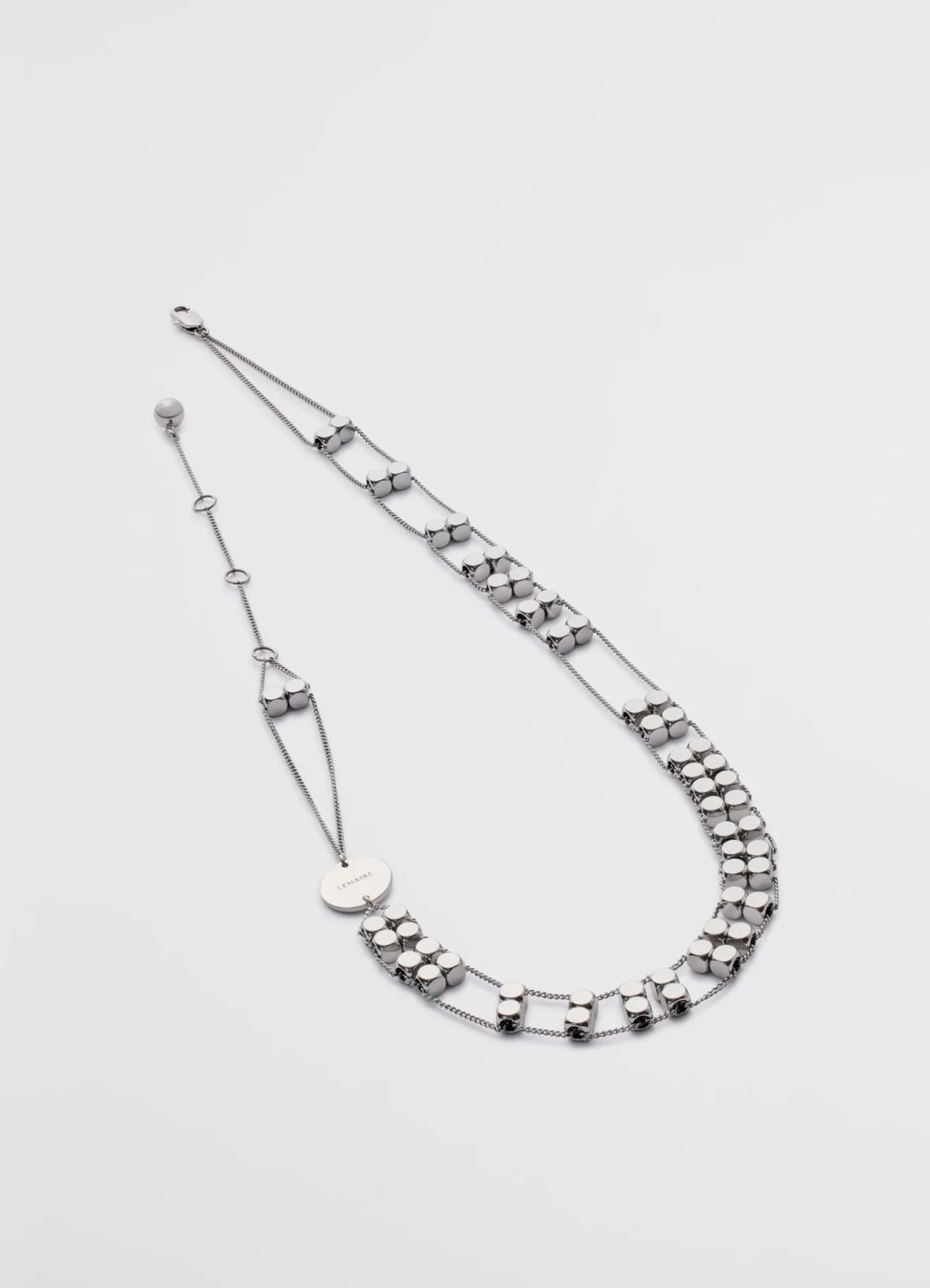 Abacus Necklace Silver