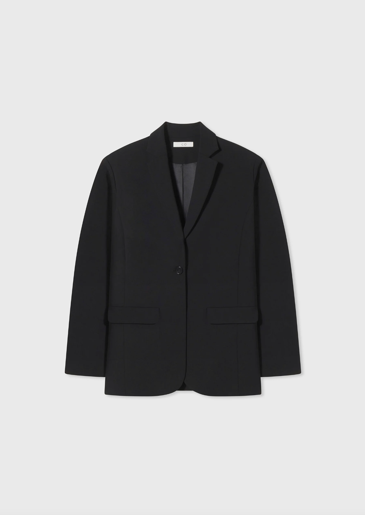 Boxy Blazer Jacket Black