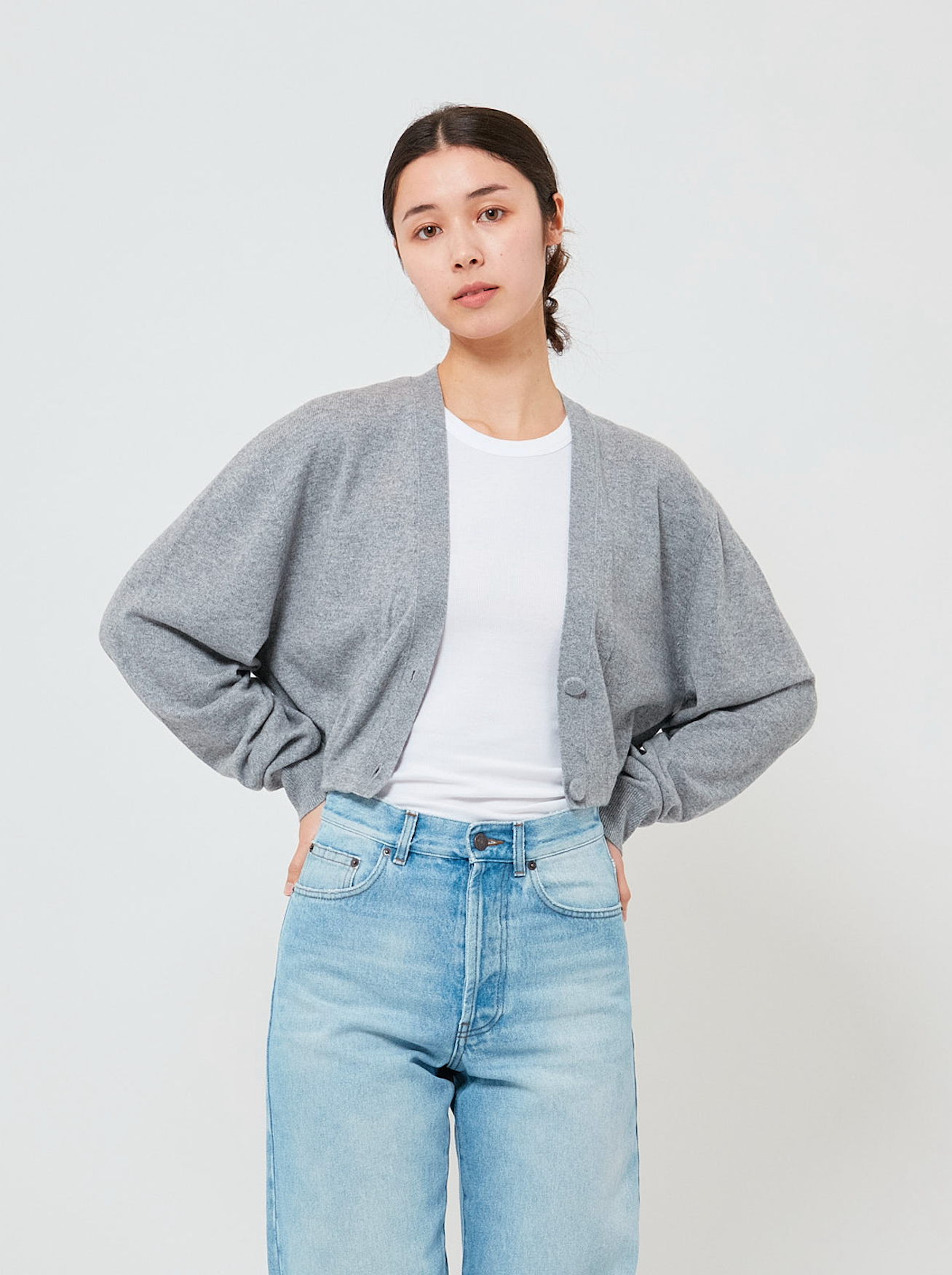 Taiga Cashmere Cardigan Grey