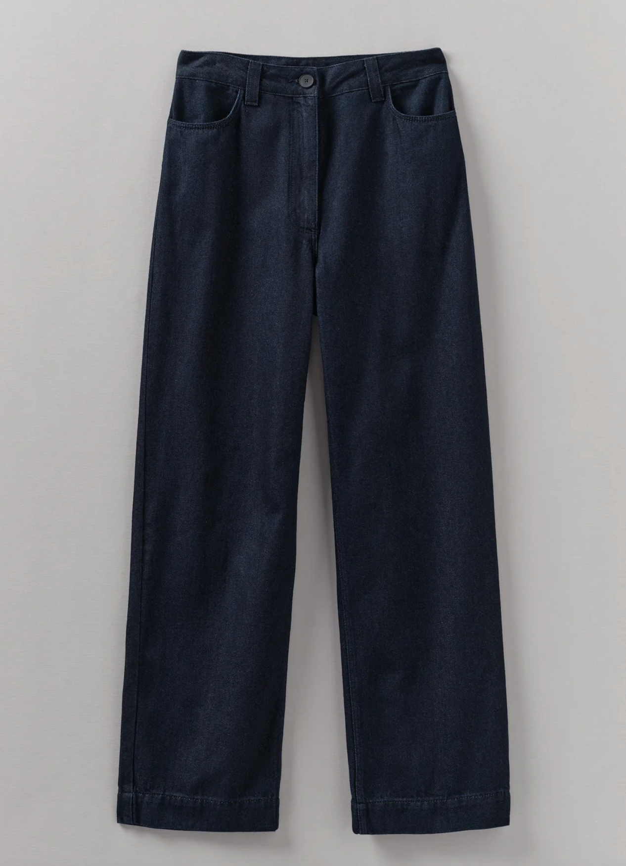 Indigo Denim Slim Leg Trousers Indigo