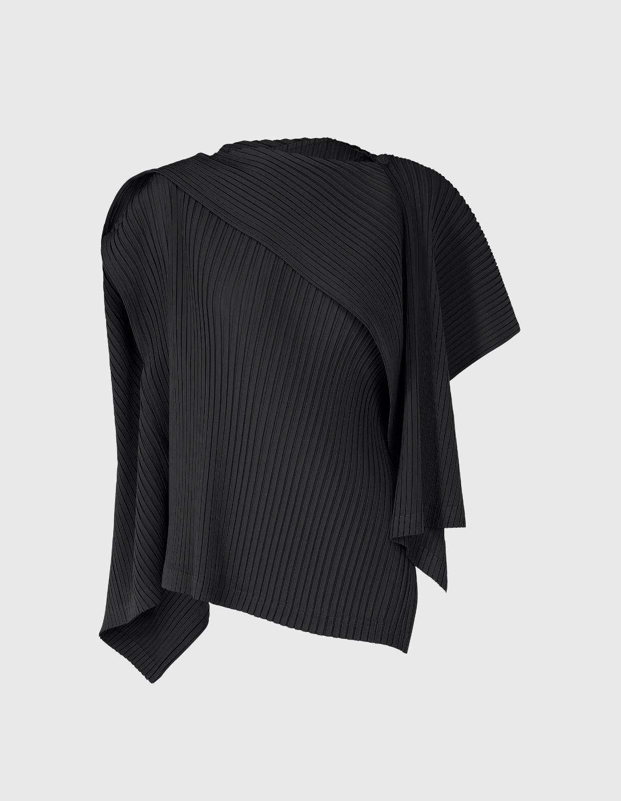 Vigor Pleats Top Solid Black