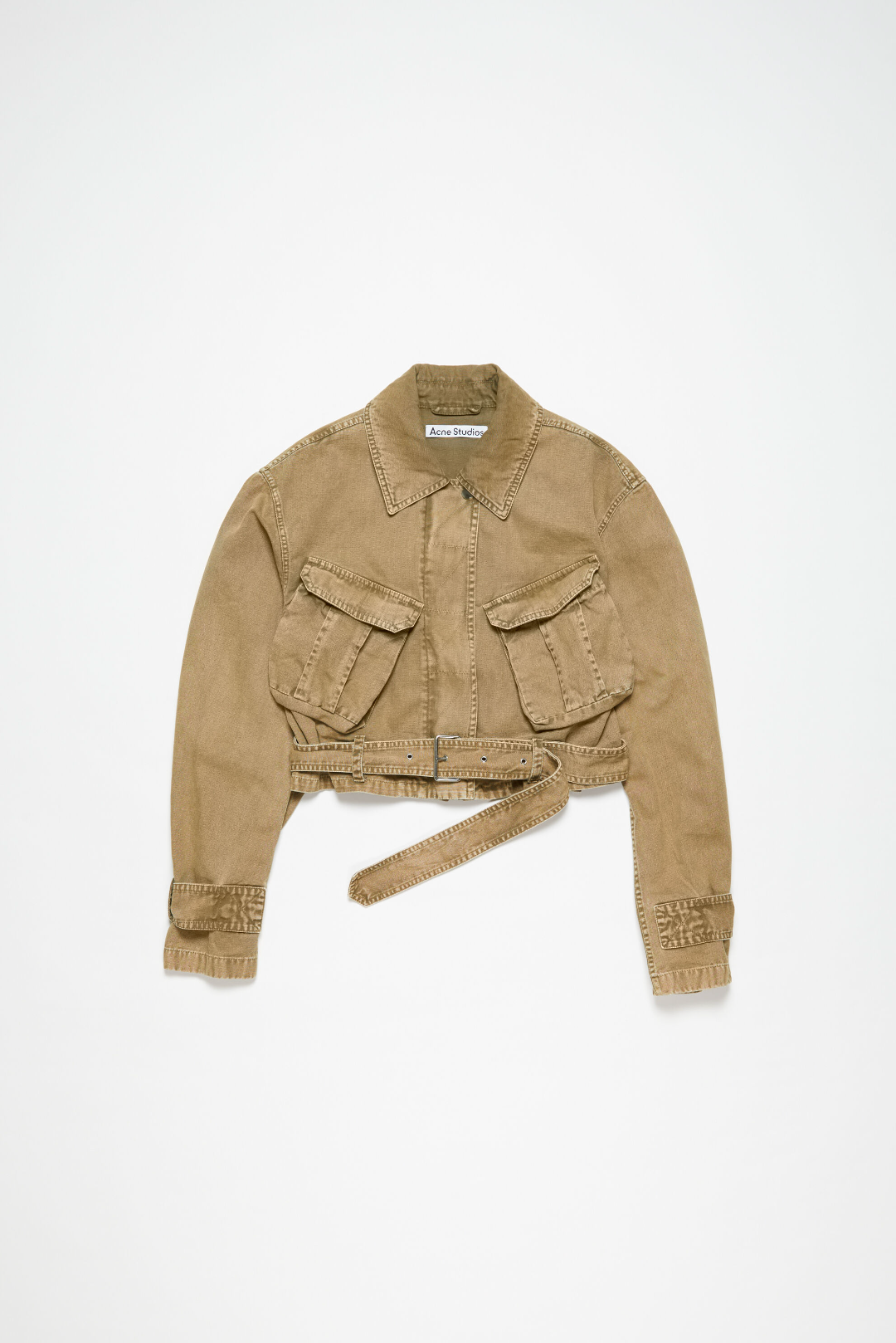 Denim Washed Jacket Light Brown