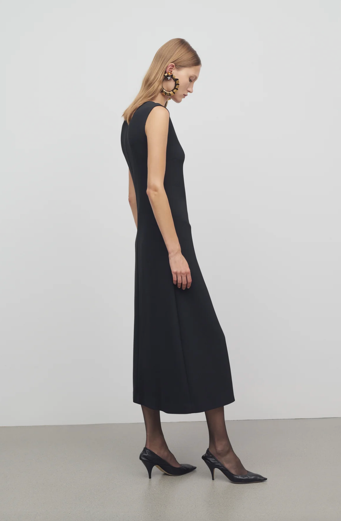 Amor Dress Black in Viscose